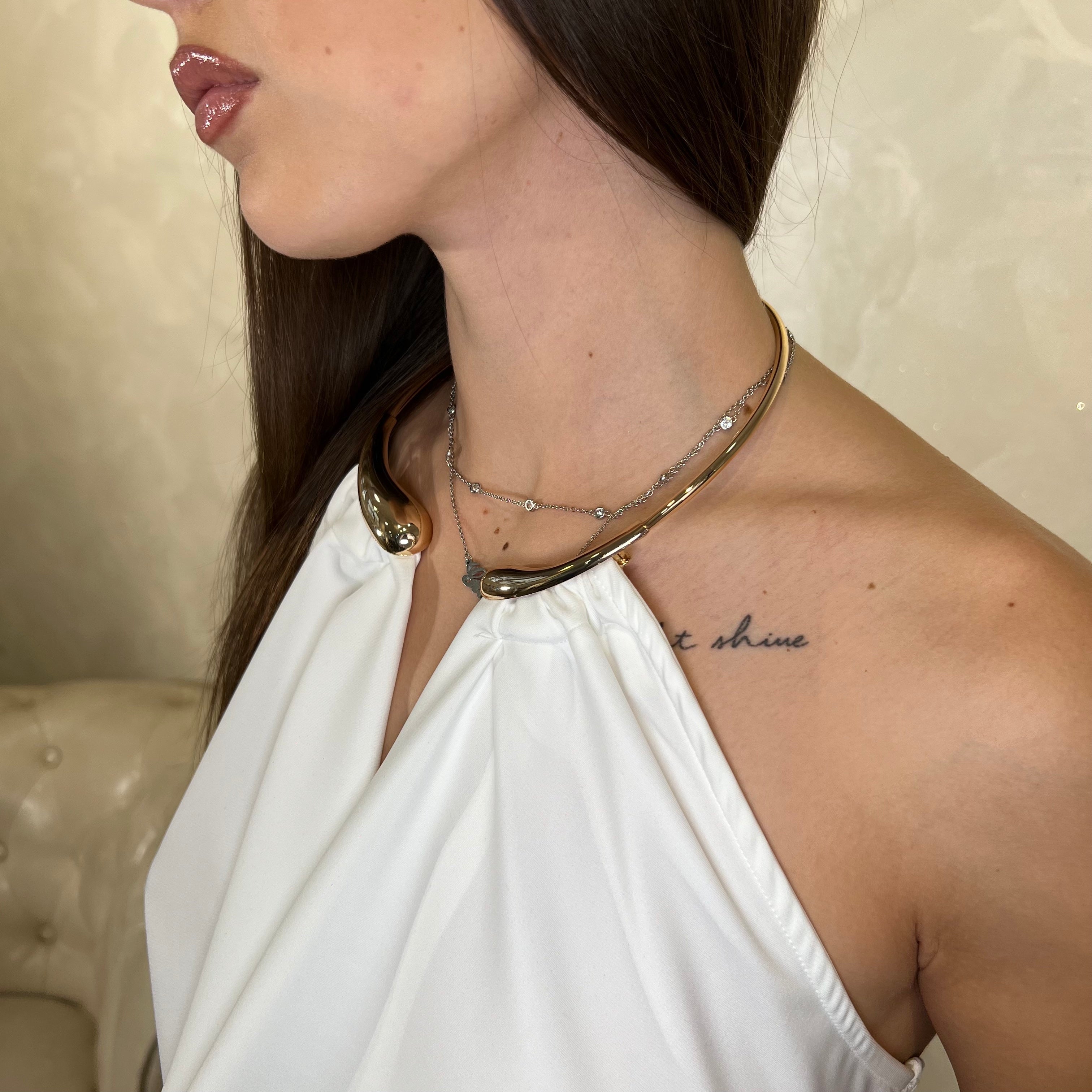 BODY COLLO SCHIAVA COL. BIANCO