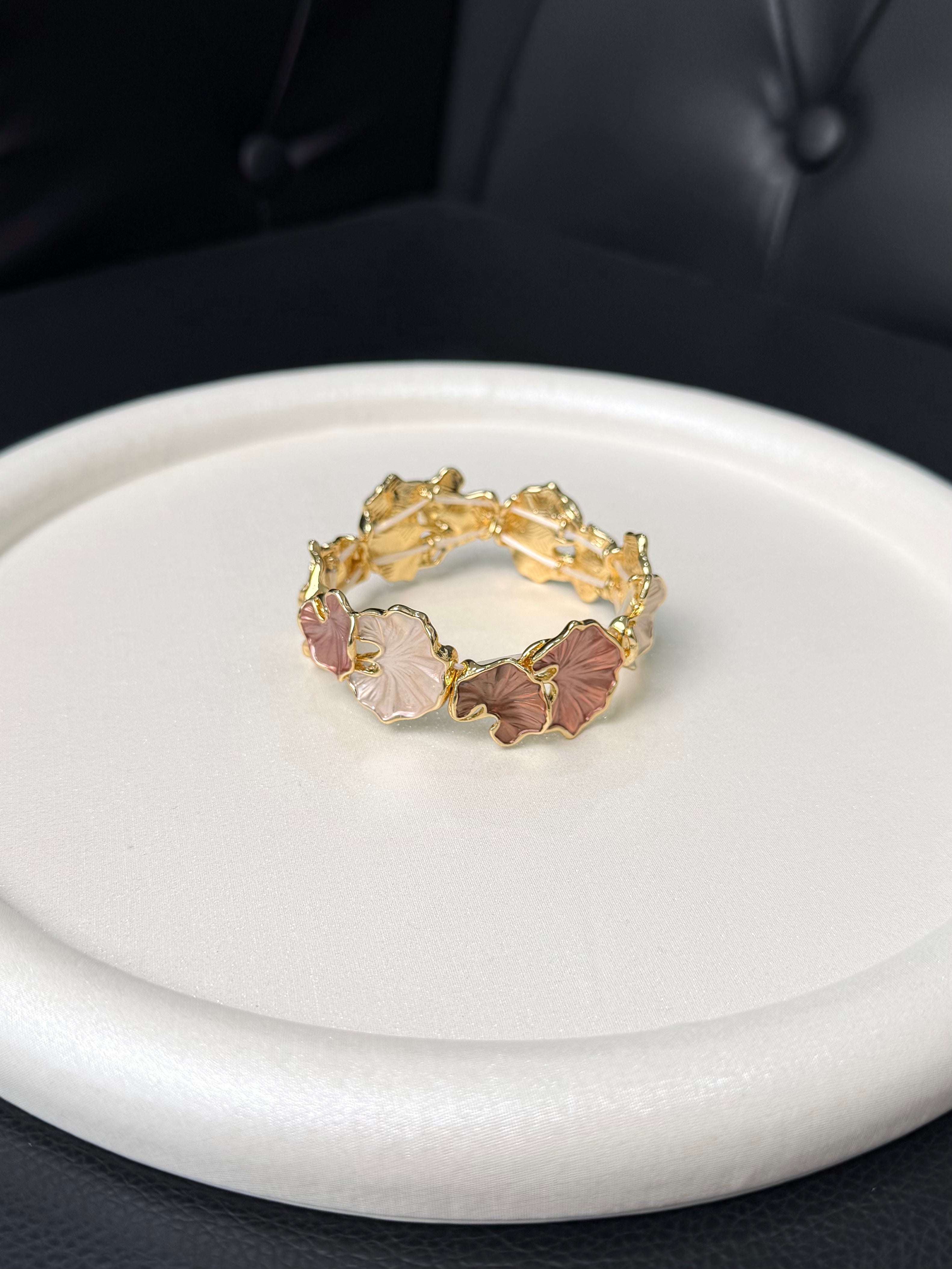 BRACCIALE FIORI ORO, ARGENTO & ROSE GOLD
