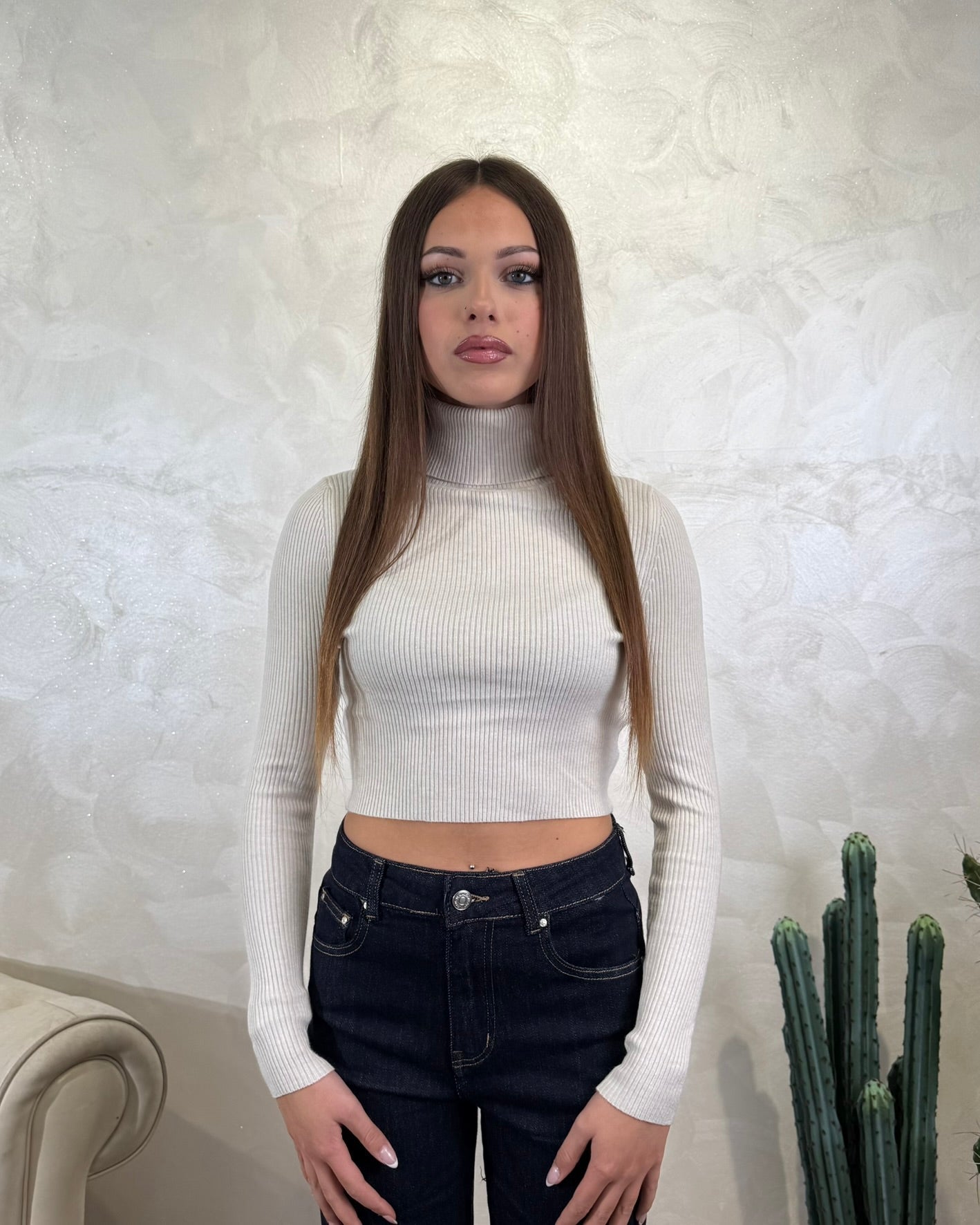 DOLCEVITA CROPPED COSTINA COL.PANNA