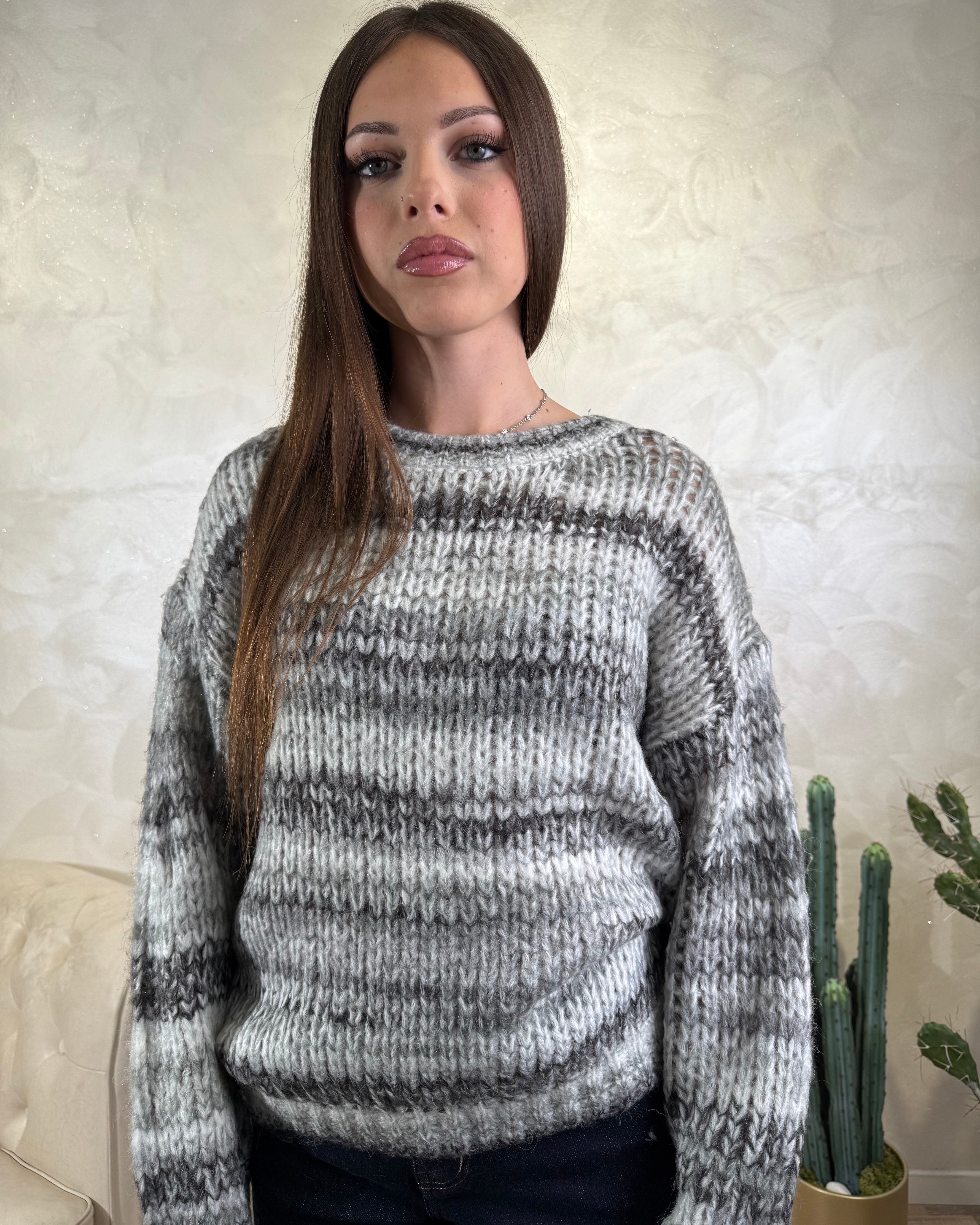 MAGLIA PARICOLLO COL.GRIGIO