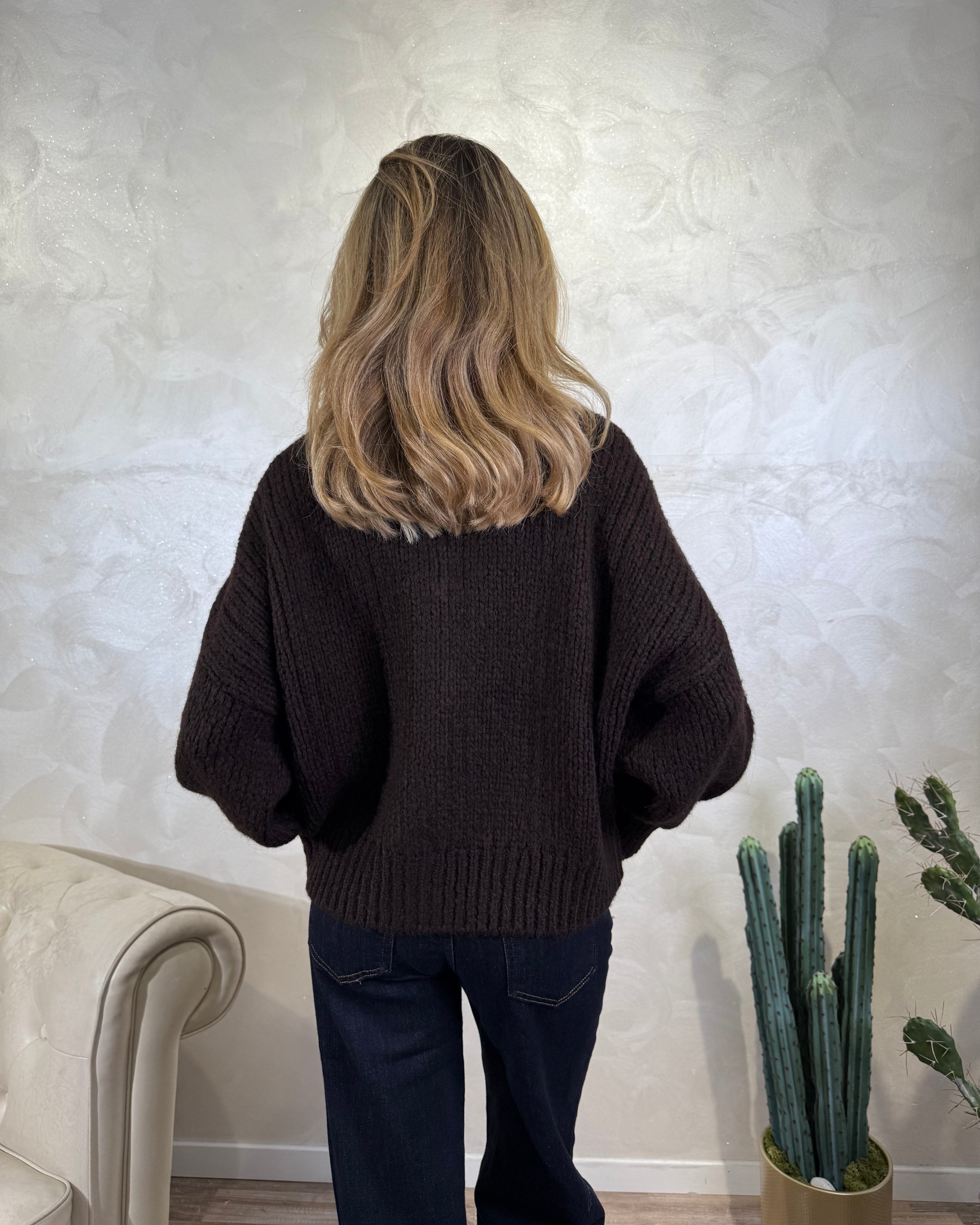 CARDIGAN TRECCIA COL MORO