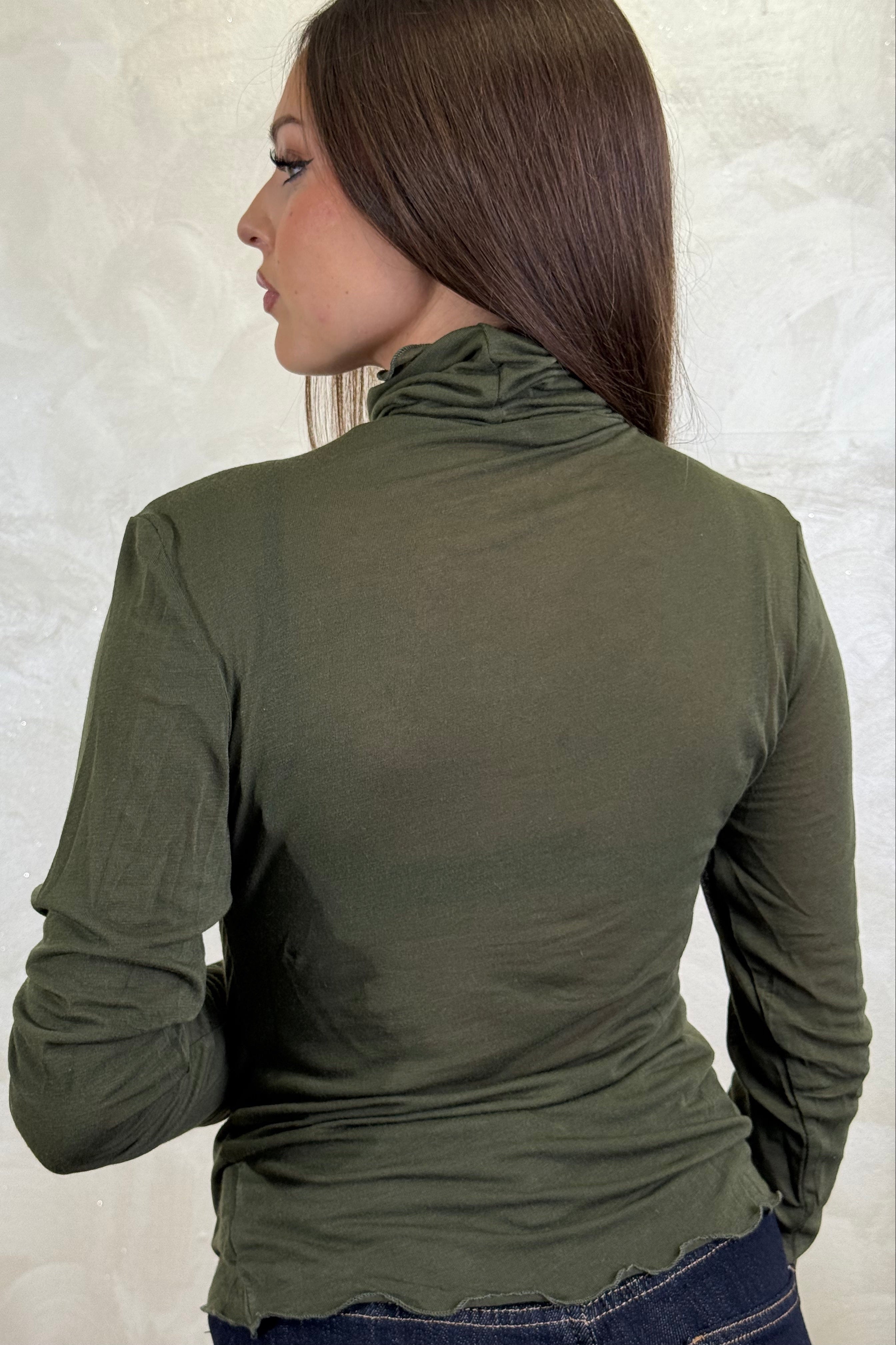 TOP DOLCEVITA COL.VERDE