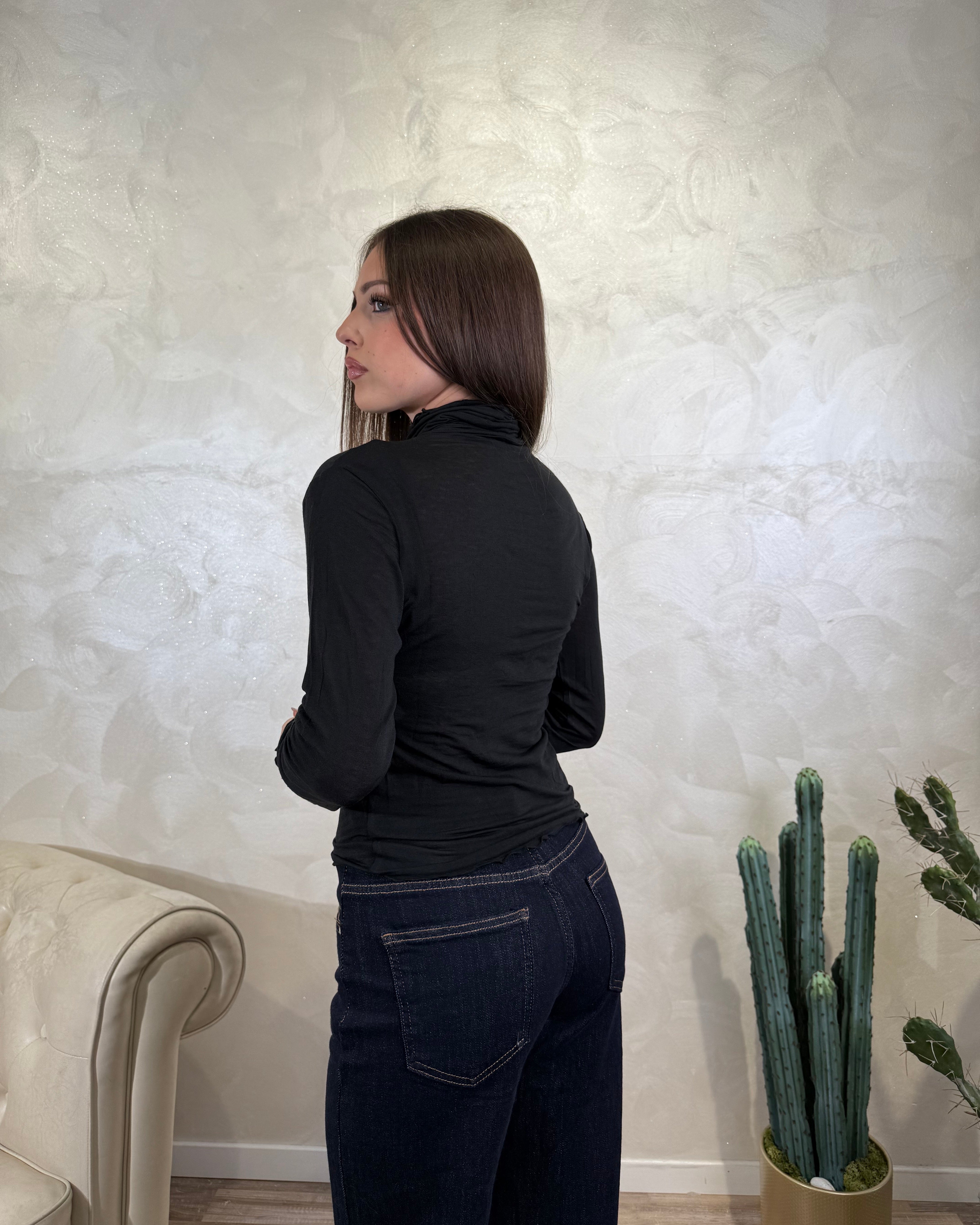 TOP DOLCEVITA COL.NERO