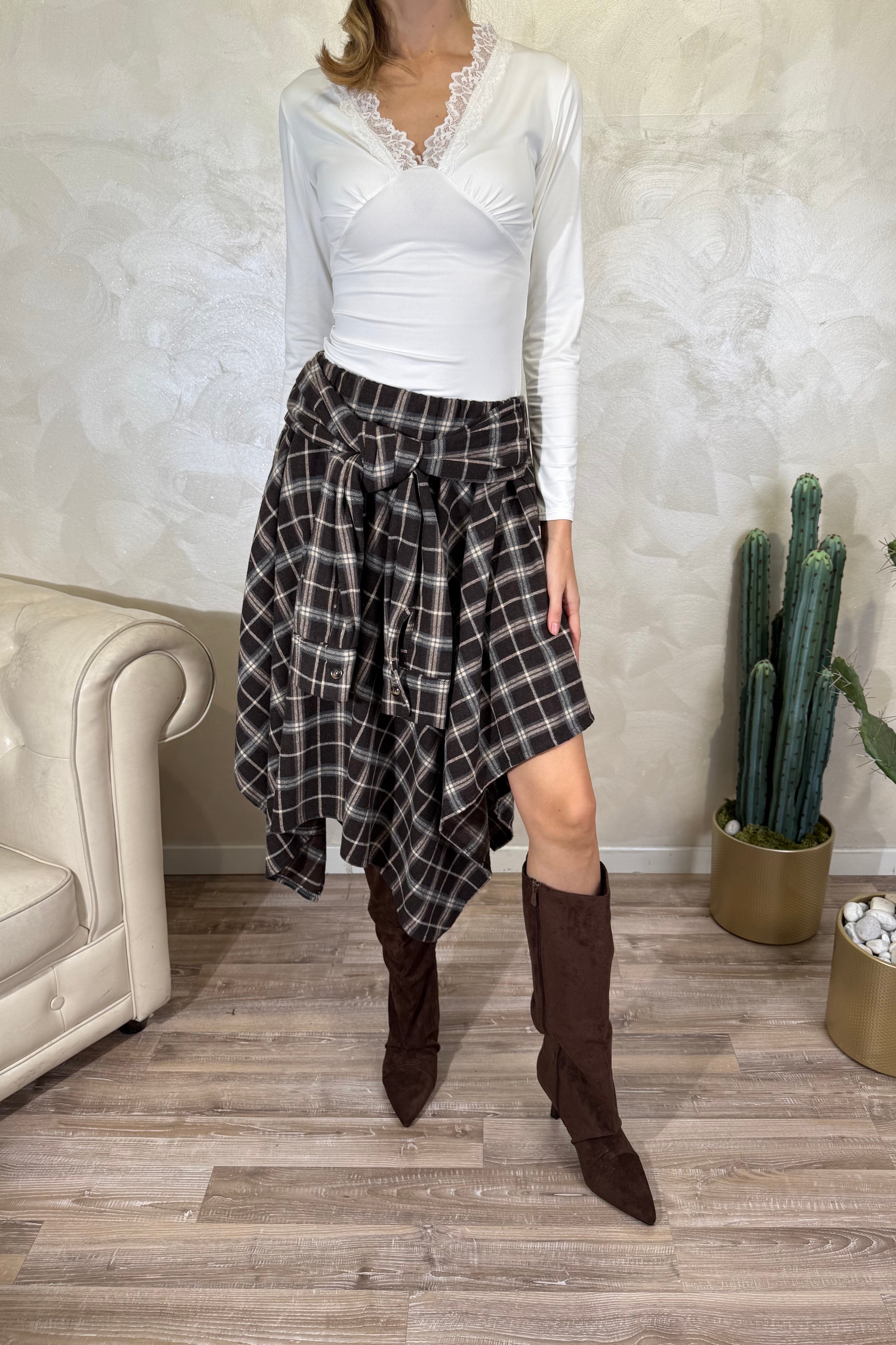 GONNA CHECK EFFETTO CAMICIA COL. MORO