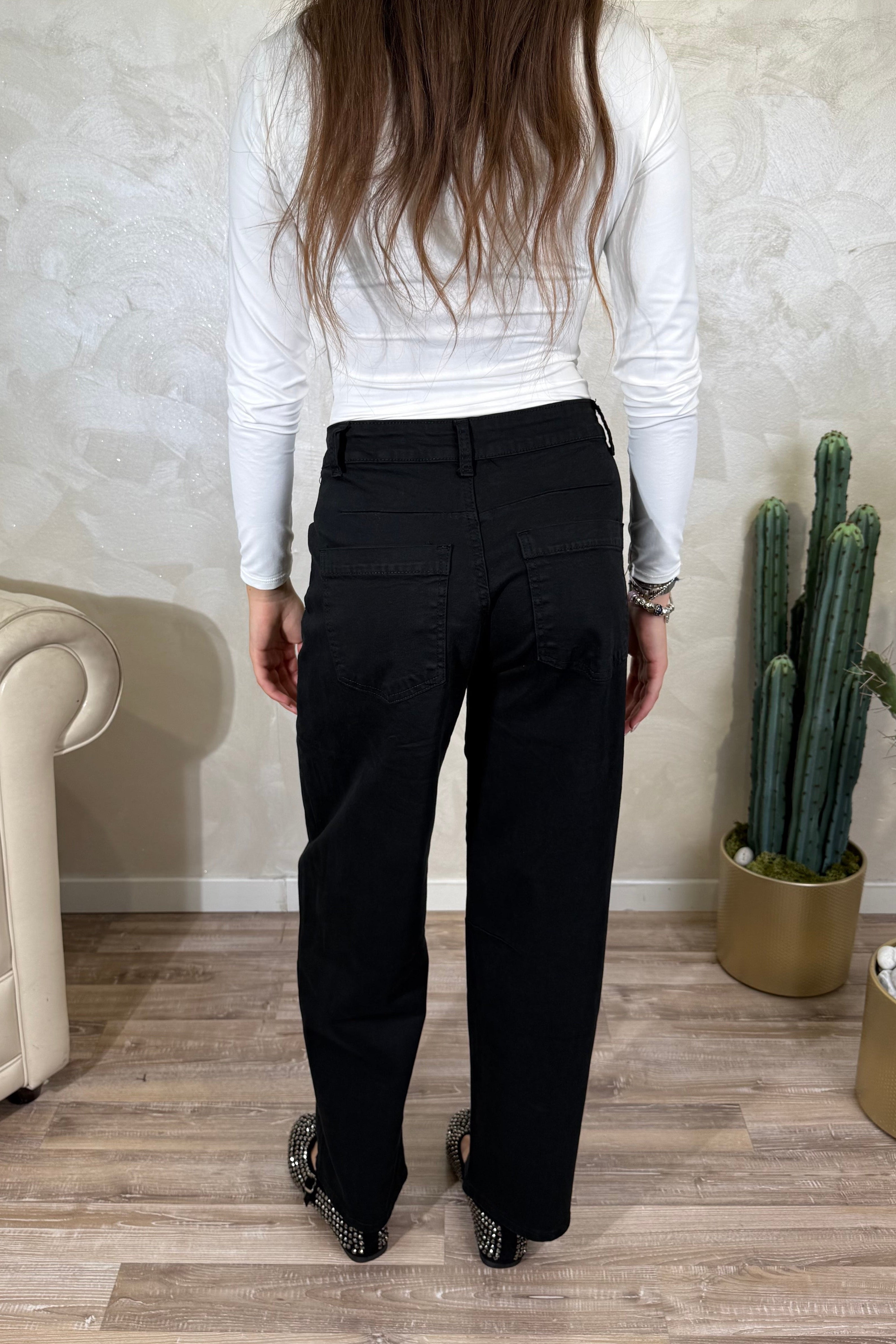 JEANS BALLOON COL.NERO