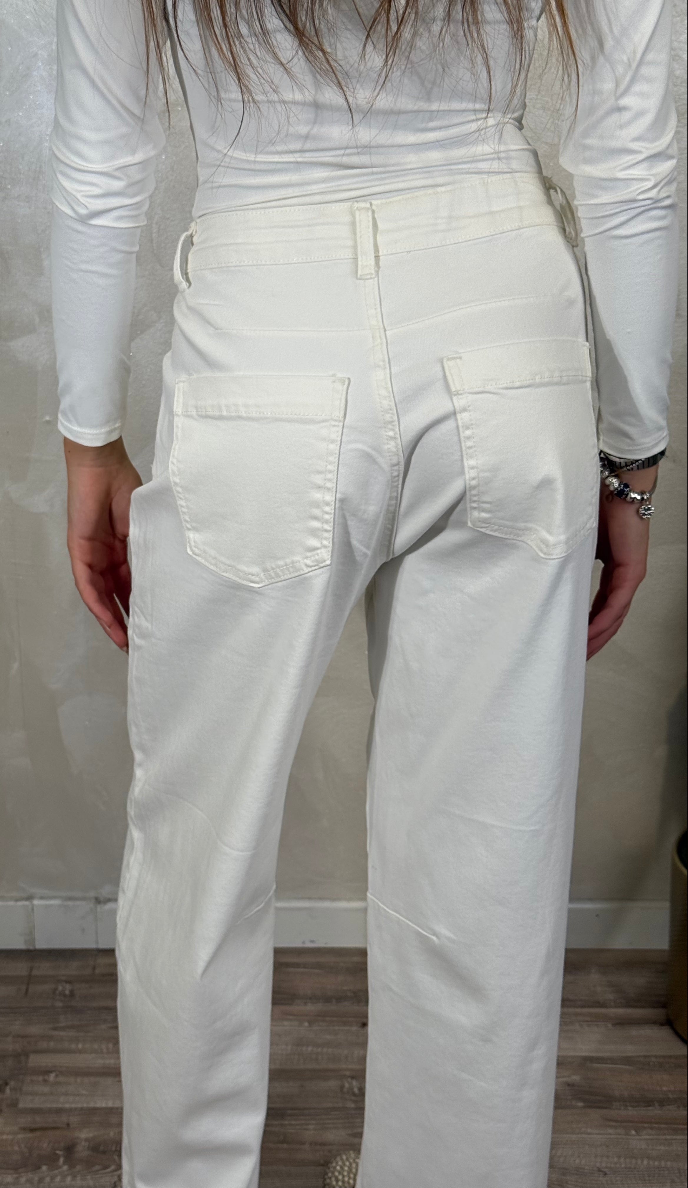 JEANS BALLOON COL.BIANCO