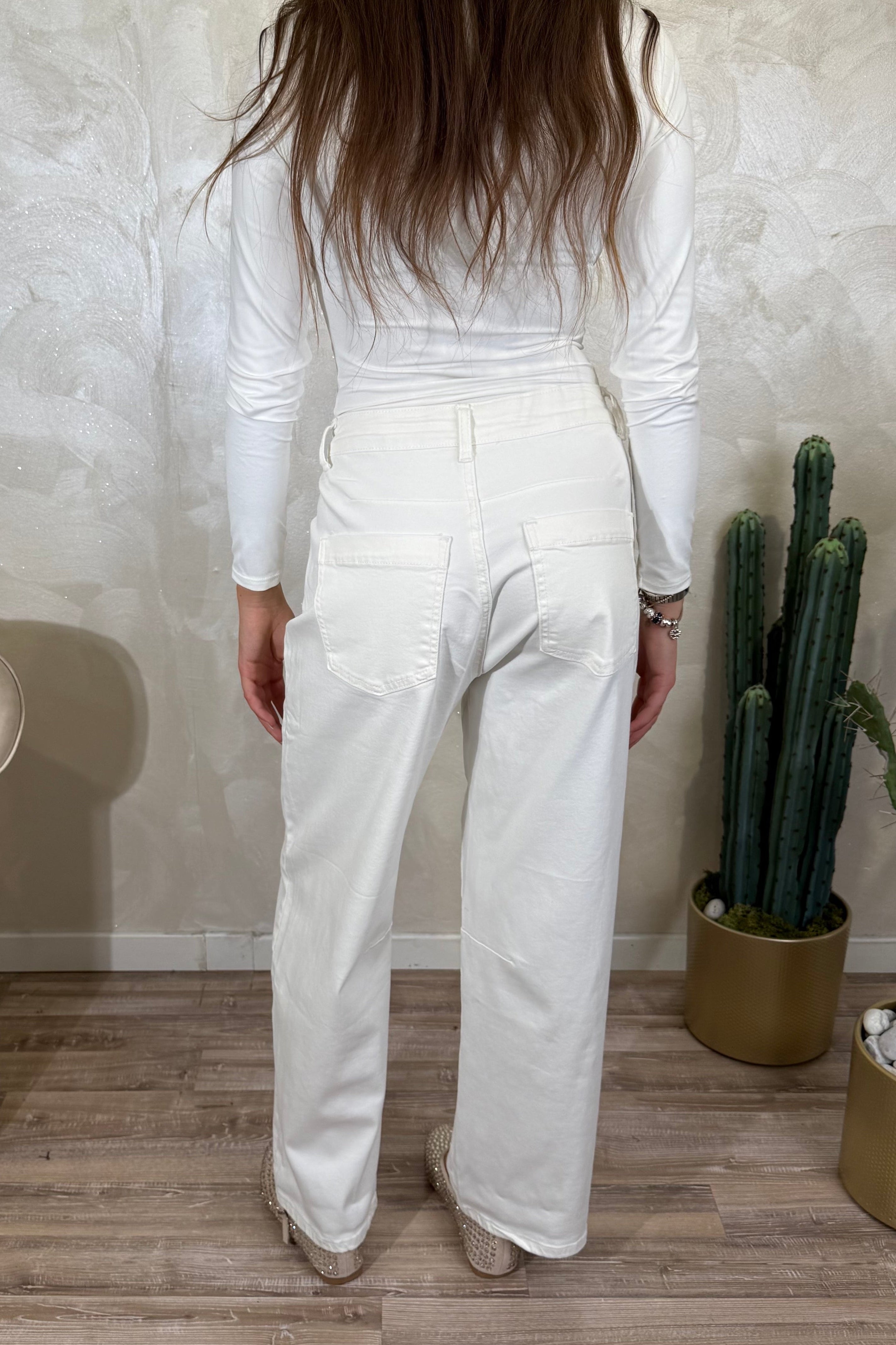 JEANS BALLOON COL.BIANCO