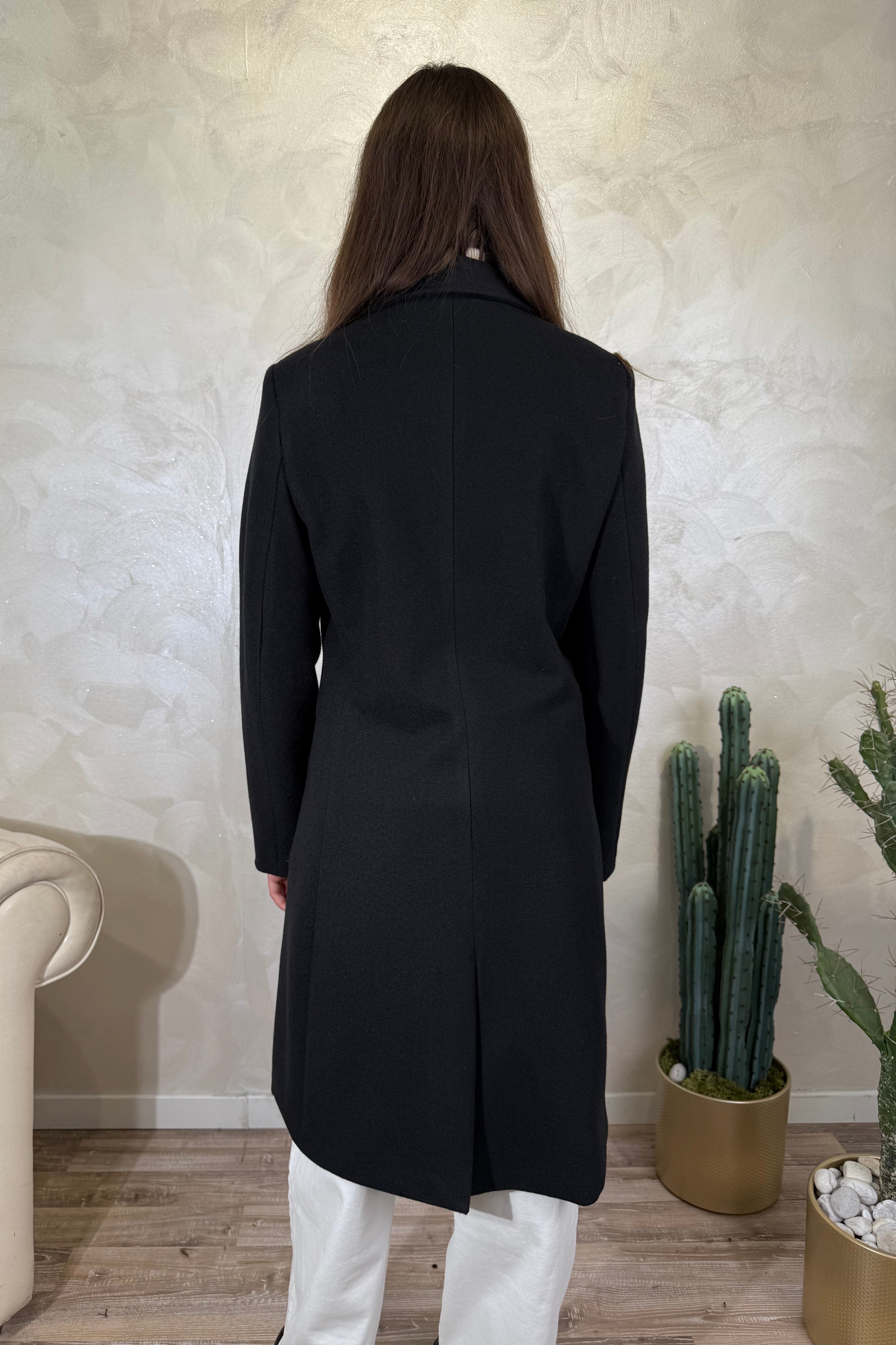 CAPPOTTO BARONETTO MONO PETTO COL. NERO