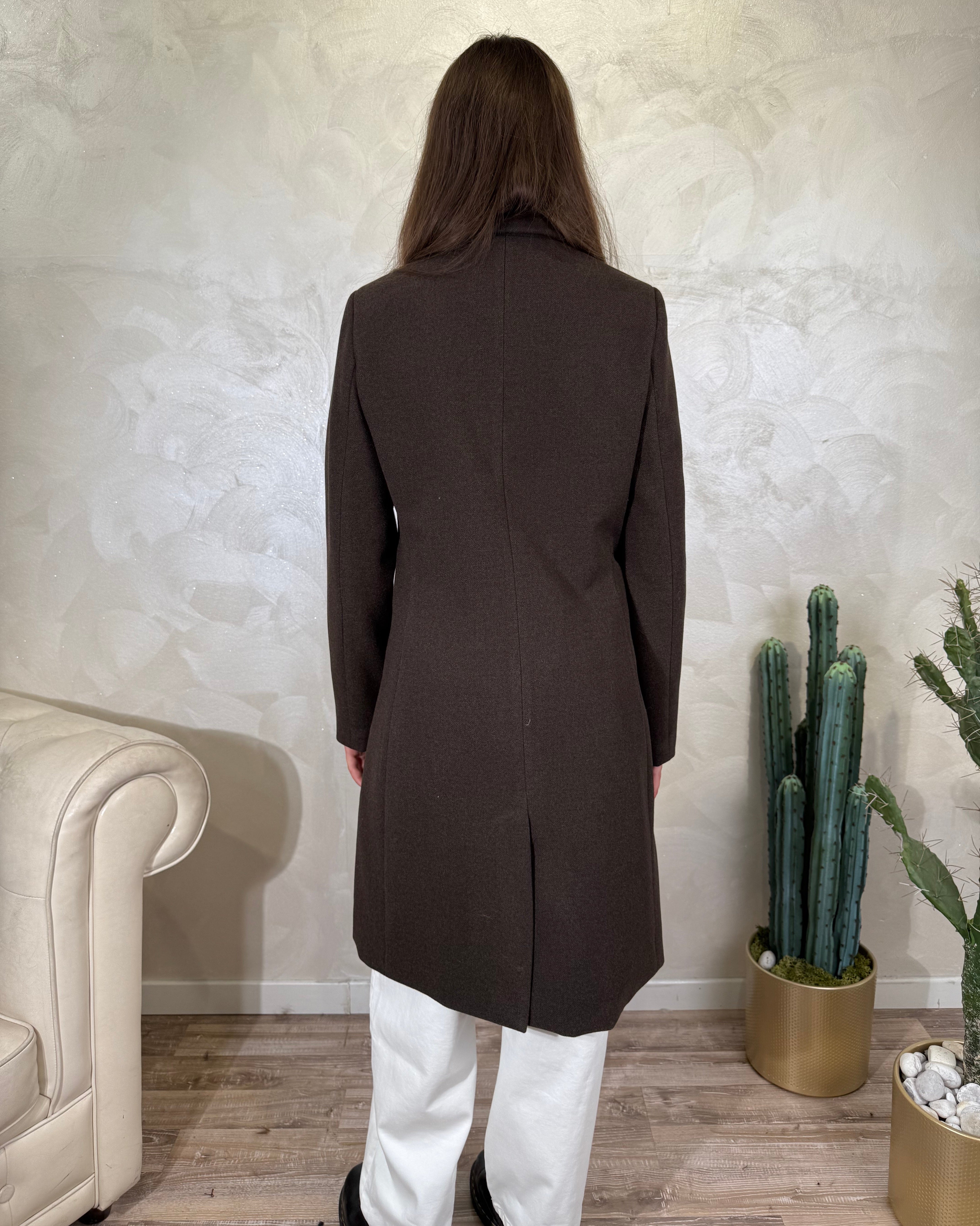 CAPPOTTO BARONETTO MONO PETTO COL. MORO