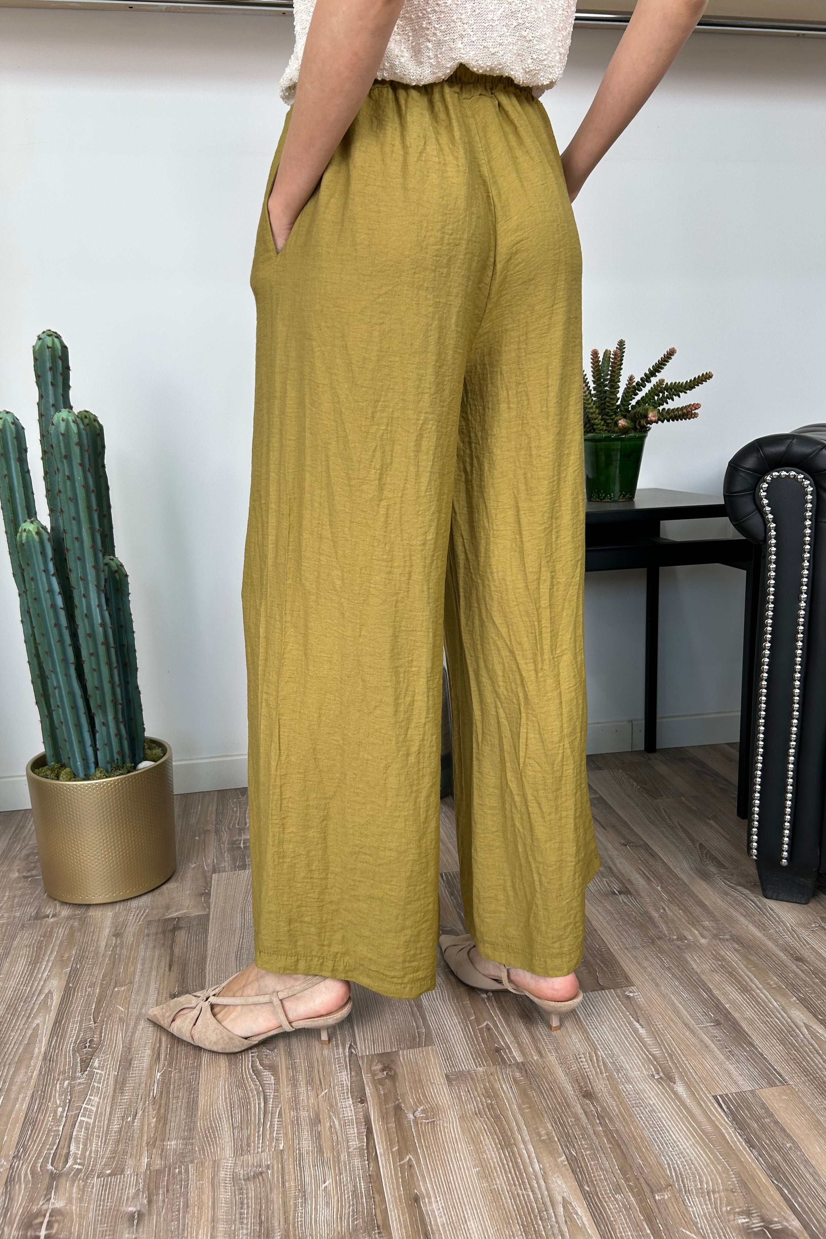 COMPLETO IN TENCEL/LINO RELAX FIT COL. OLIO