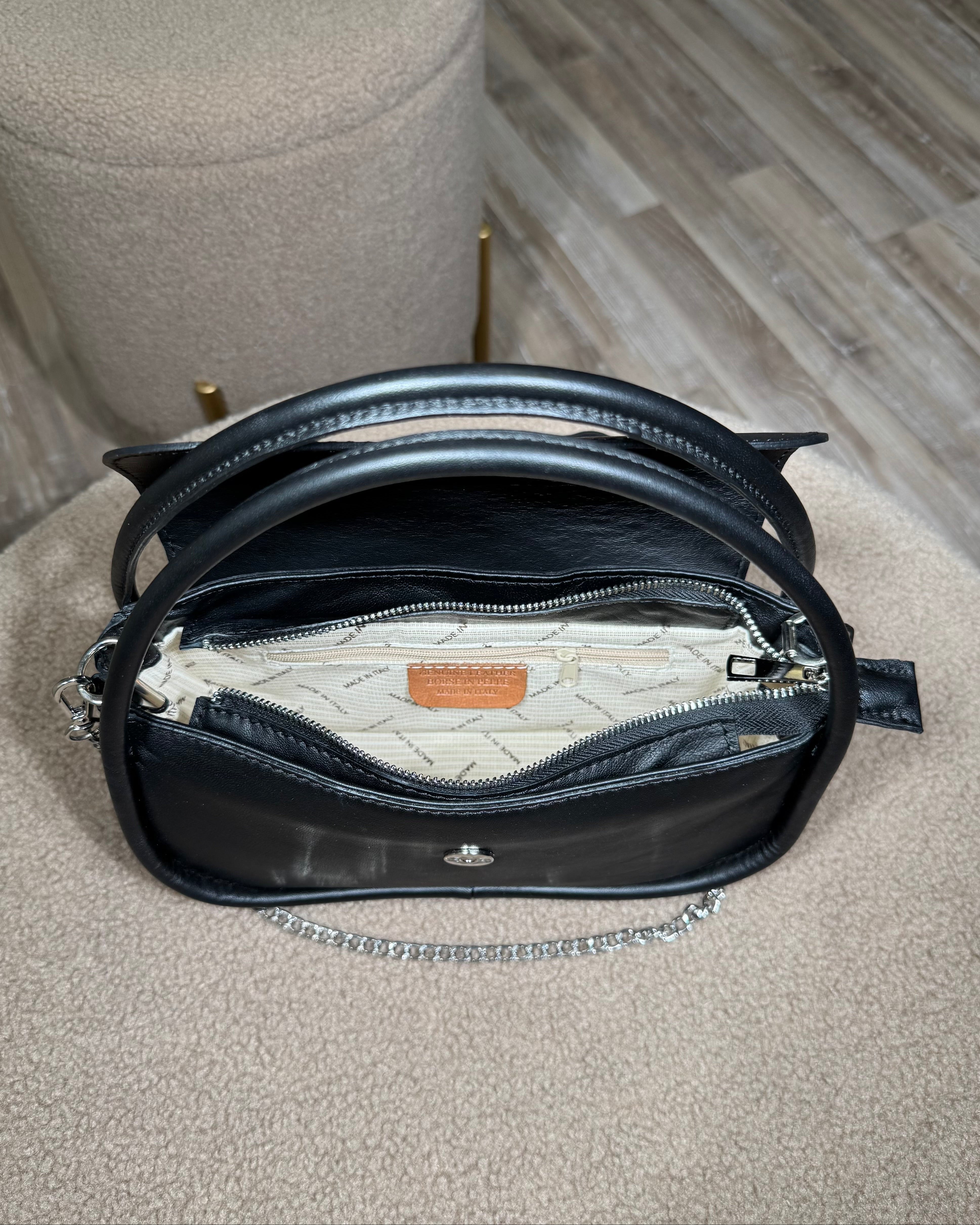 BORSA A SPALLA COL.NERO