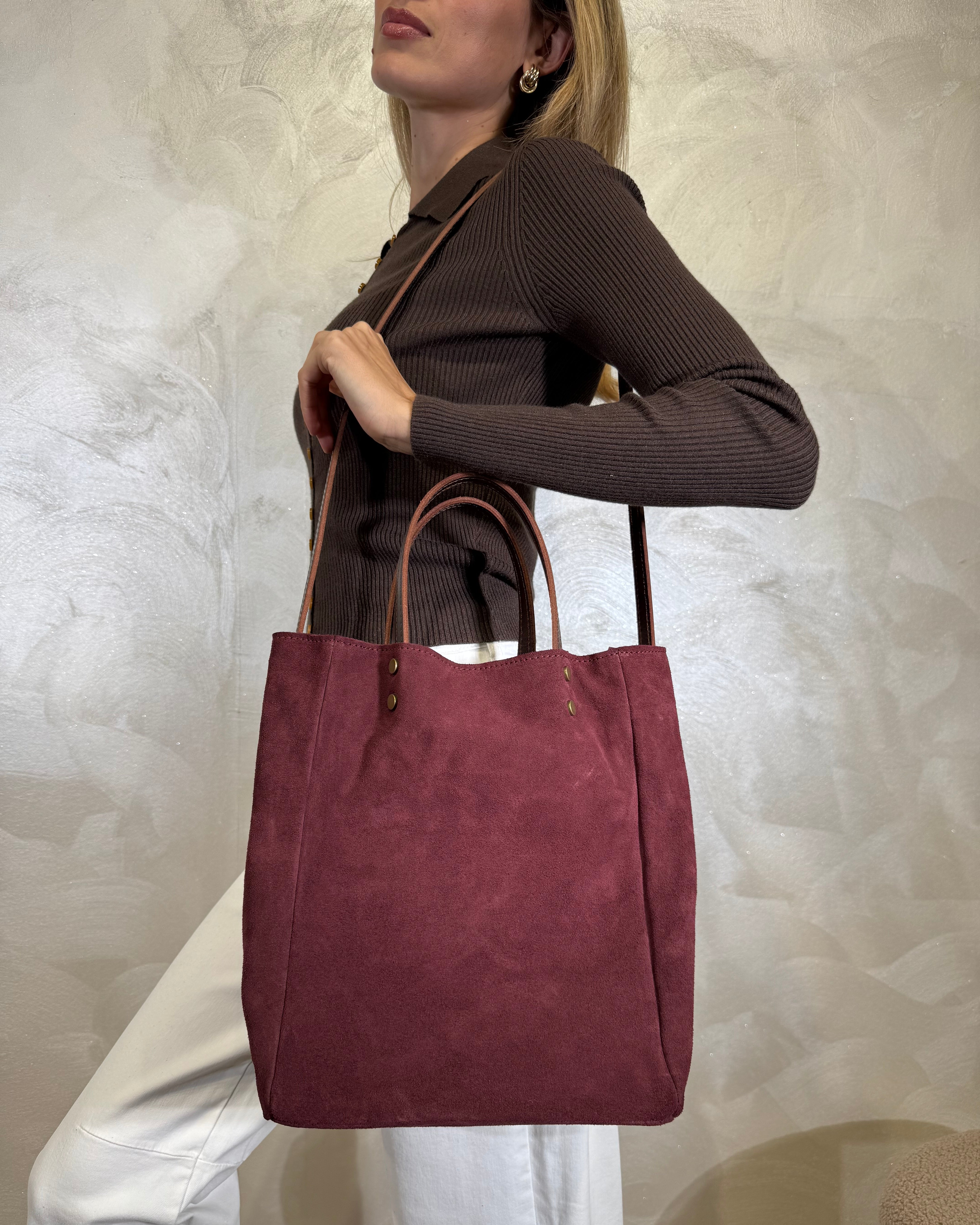 BORSA TOTE COL.VINO
