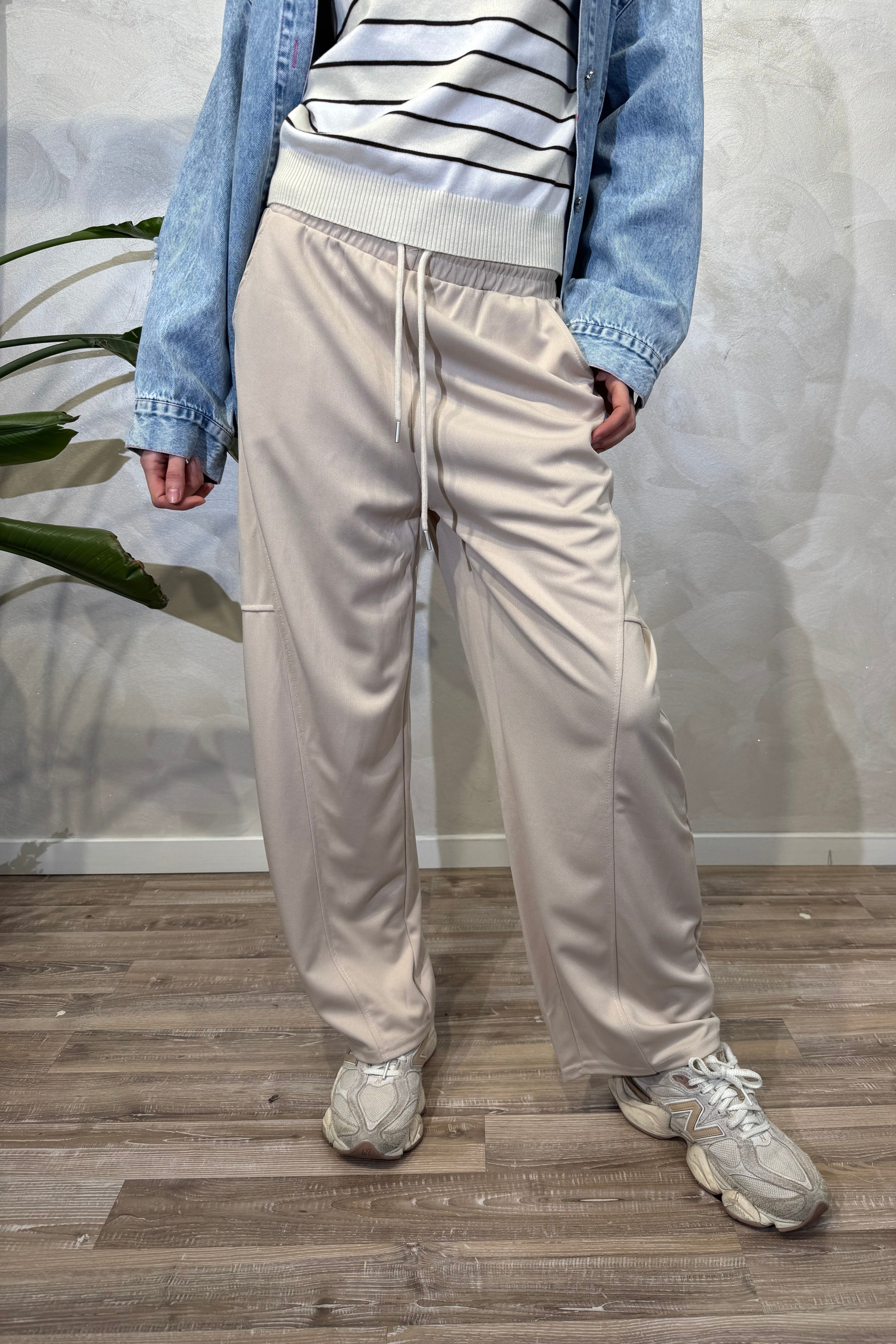 JOGGER SOFT FIT COL. SABBIA