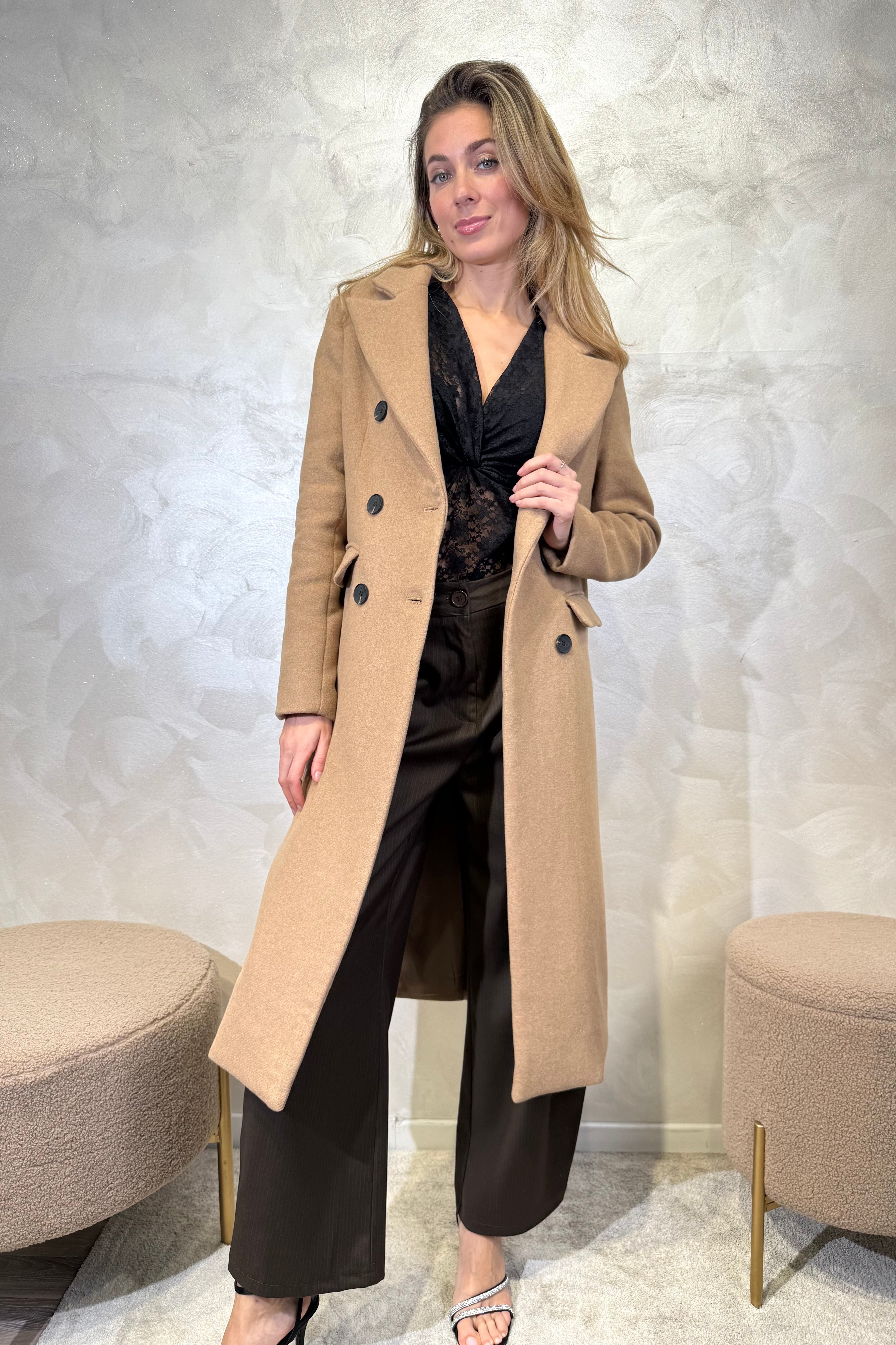 CAPPOTTO DOPPIO PETTO COL.CAMMELLO