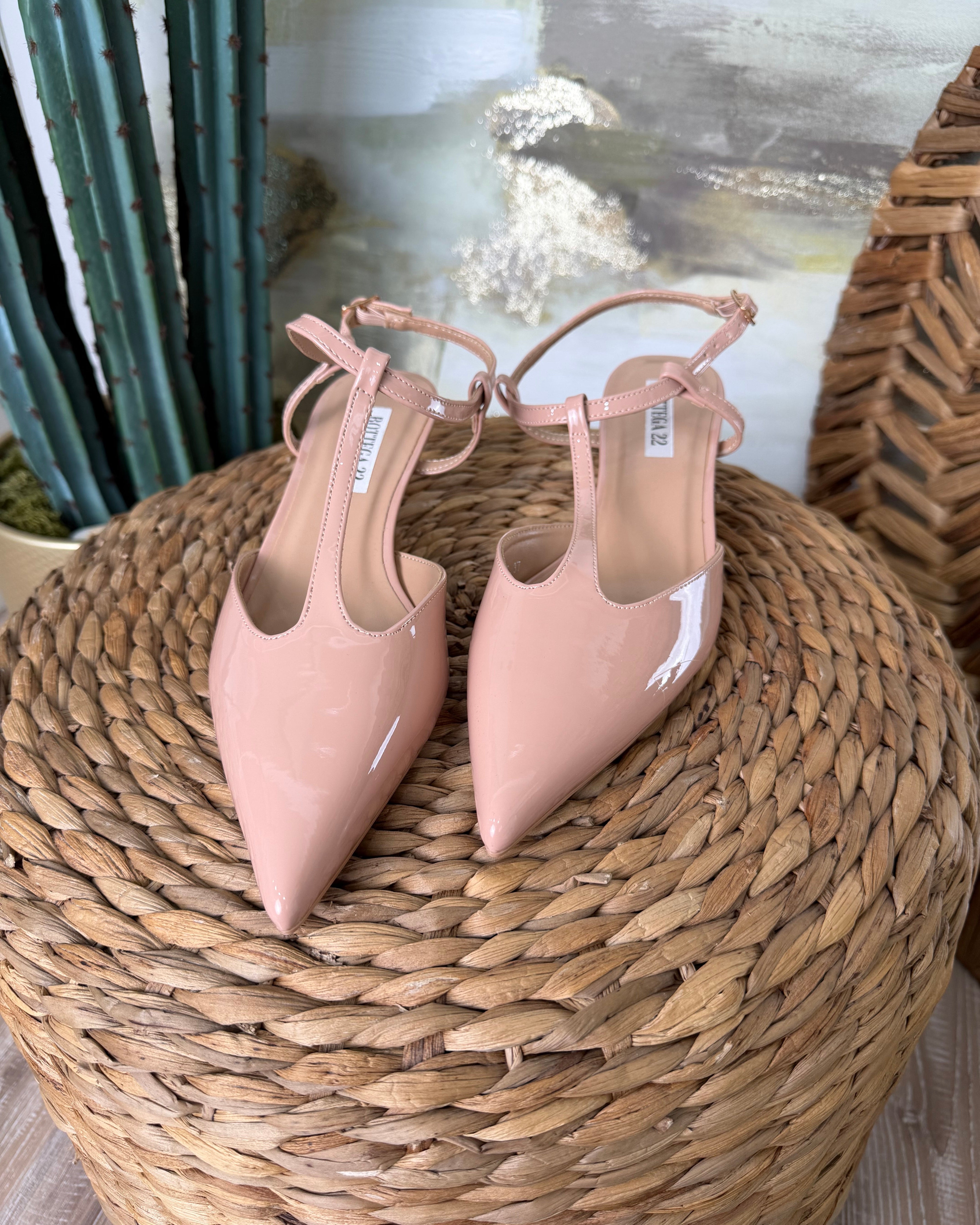 SLINGBACK VERNICE CON PUNTA AFFUSOLATA COL. NUDE
