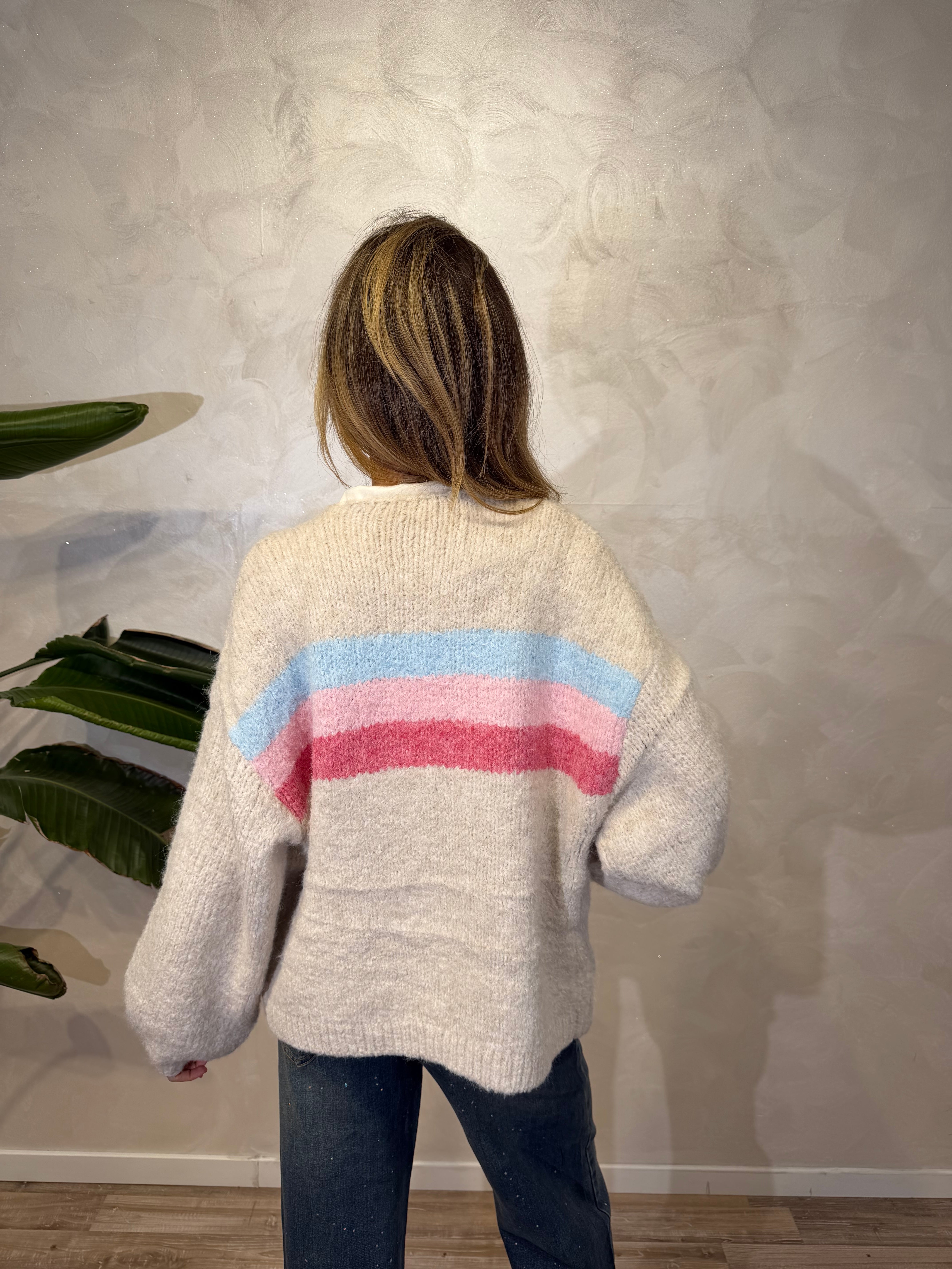 CARDIGAN RIGA URBAN CHIC COL.PANNA