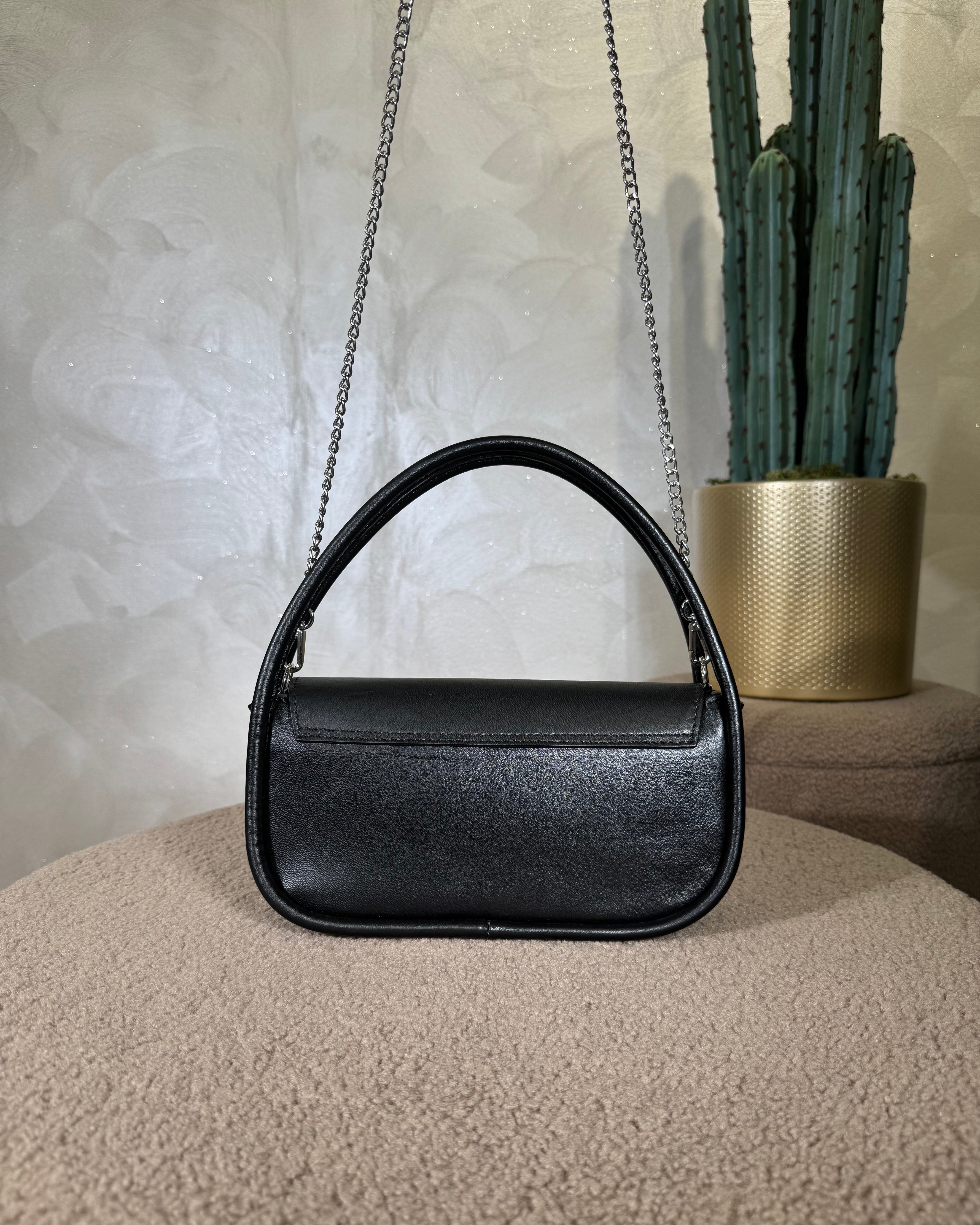 BORSA A SPALLA COL.NERO