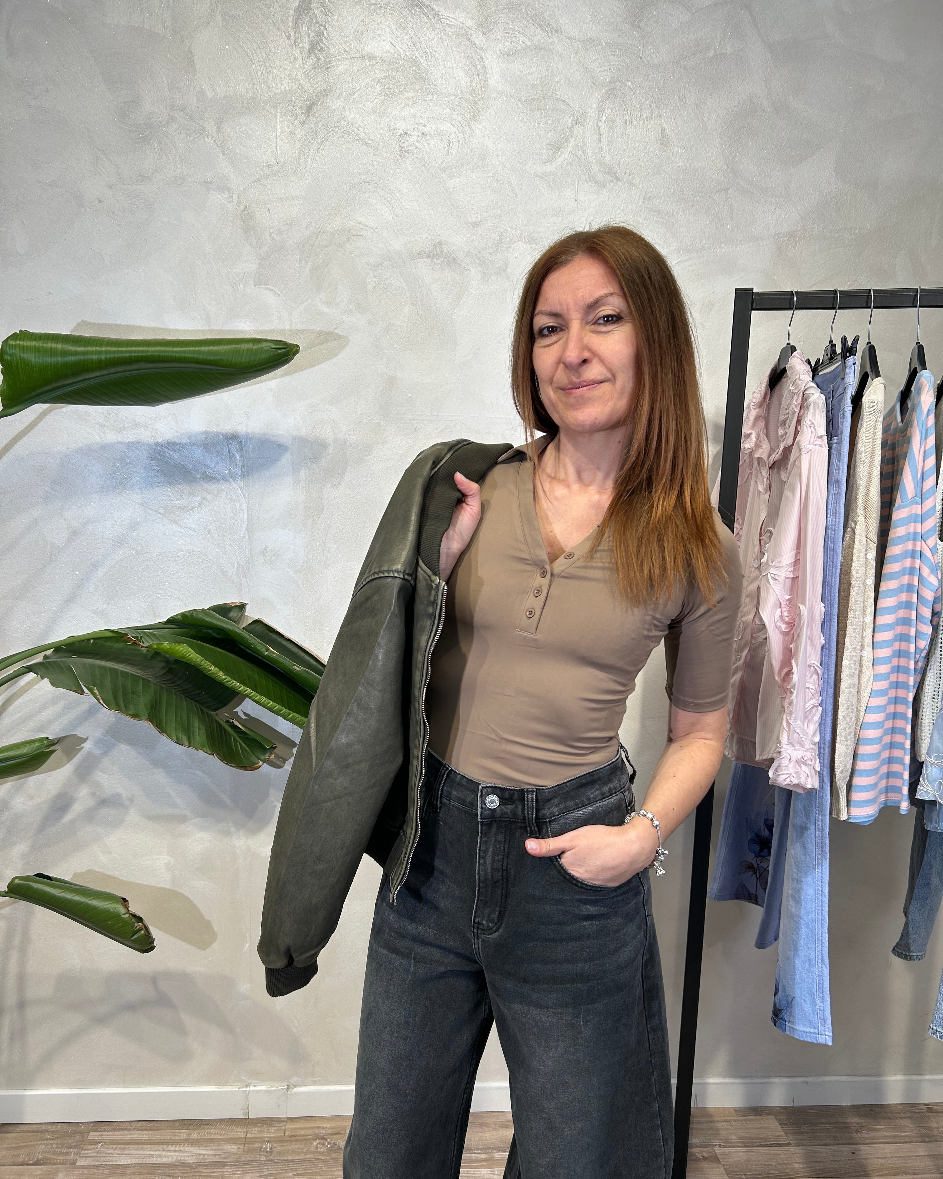 BODY COLLO POLO SERAFINO SUPER CONFORT COL. SABBIA