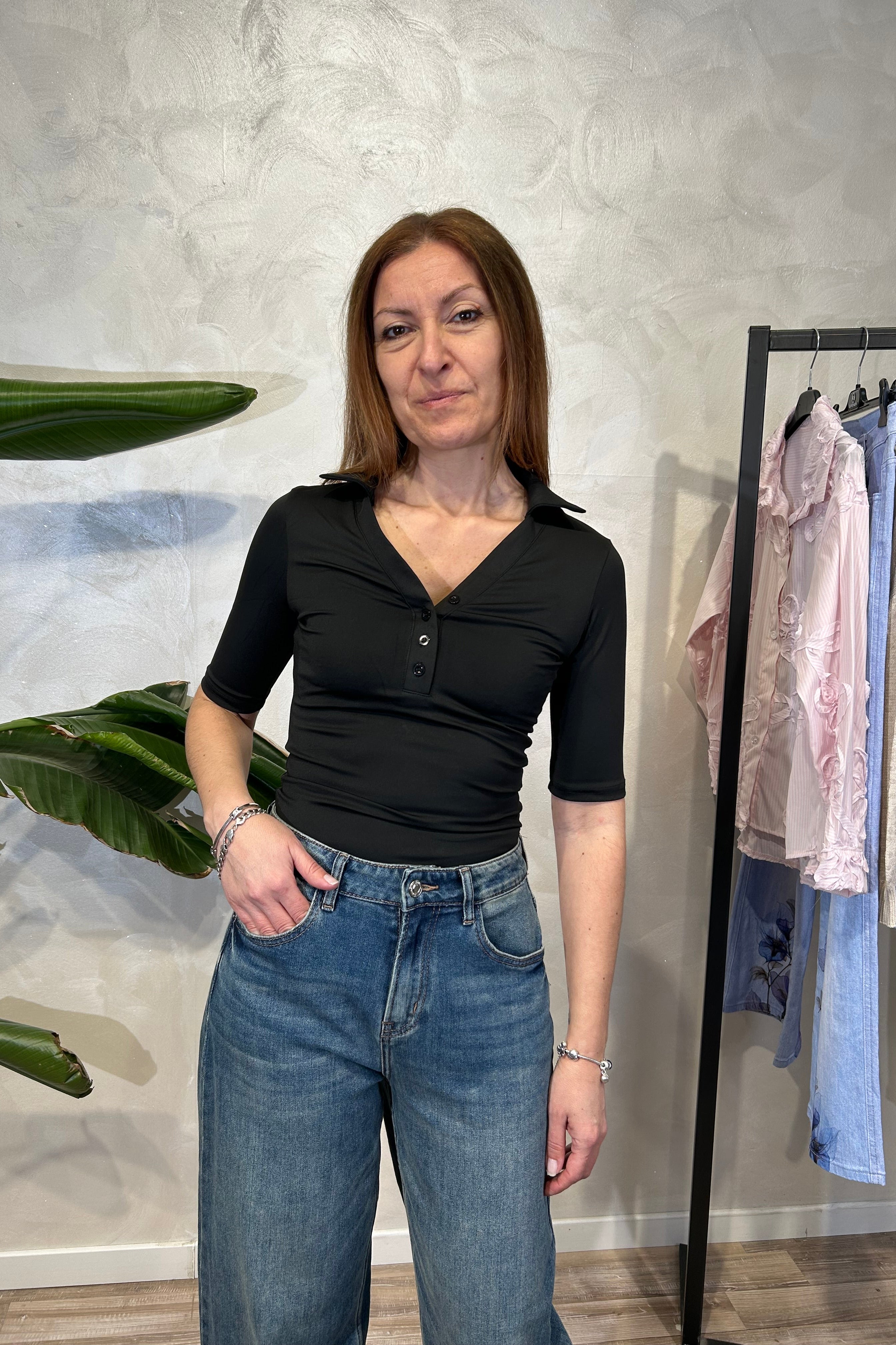 BODY COLLO POLO SERAFINO SUPER CONFORT COL. NERO