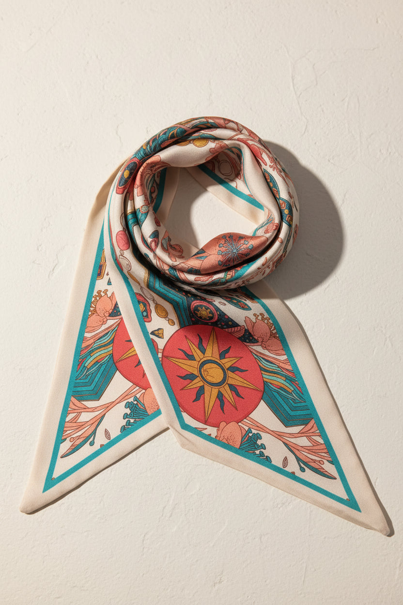 BANDANA USO DOPPIO CAPELLI & FUSCIACCA DIS. JAPAN FLOWER
