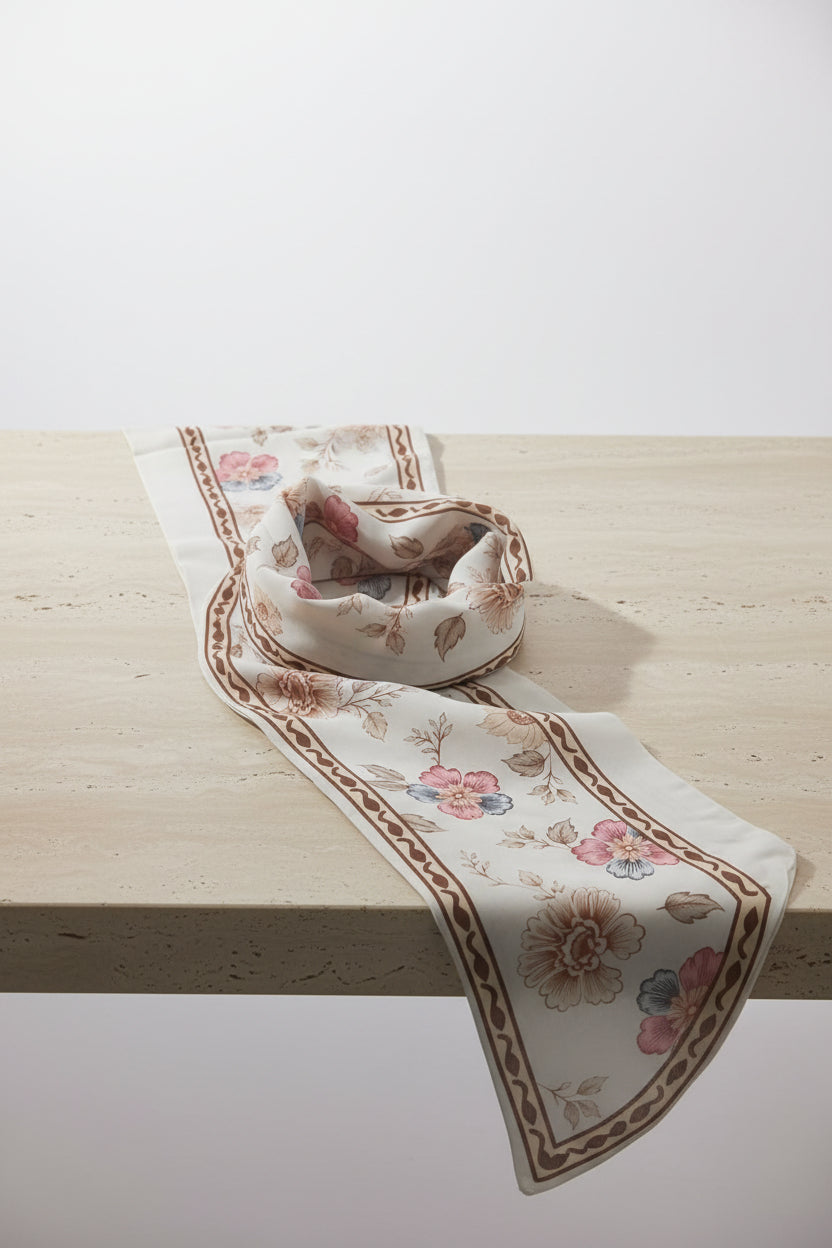 BANDANA USO DOPPIO CAPELLI & FUSCIACCA DIS. VINTAGE FLOWER