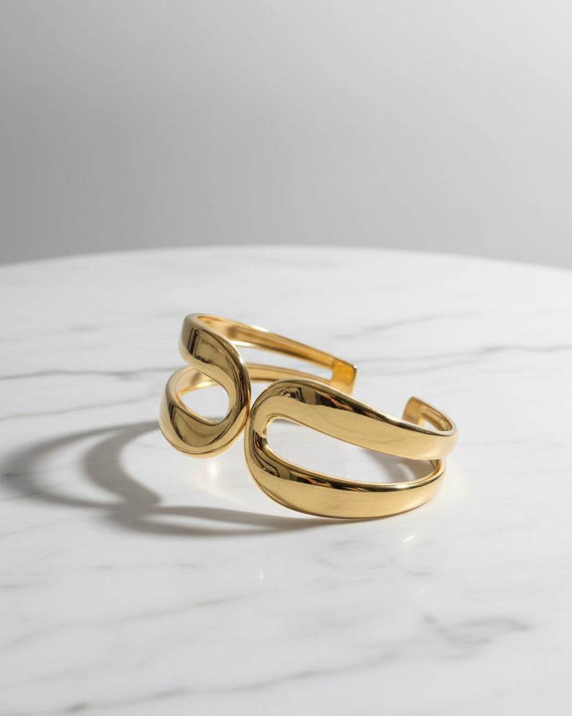 BRACCIALE APERTO DORATO