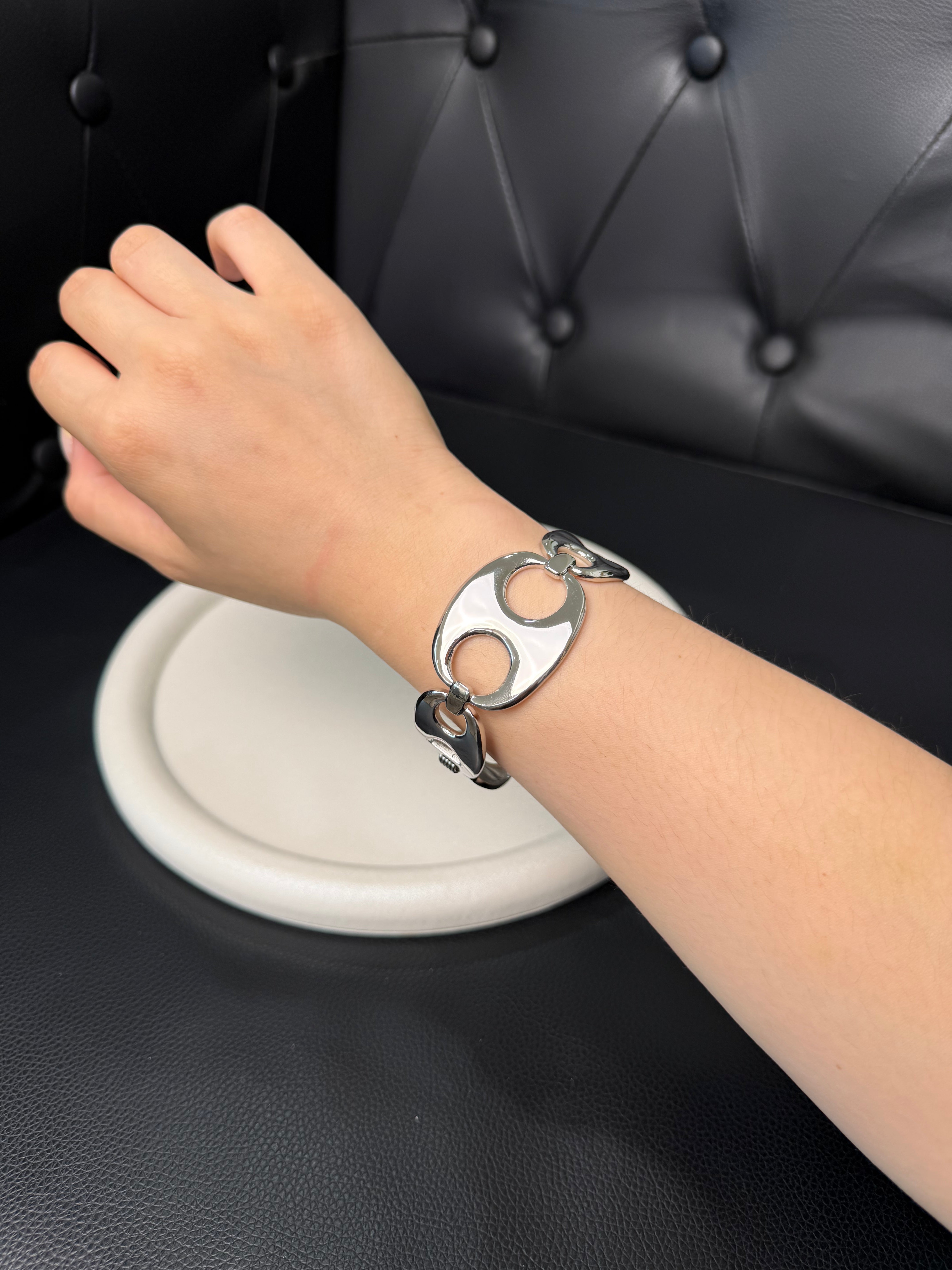 BRACCIALE ARGENTO MAGLIA XL MODERNA