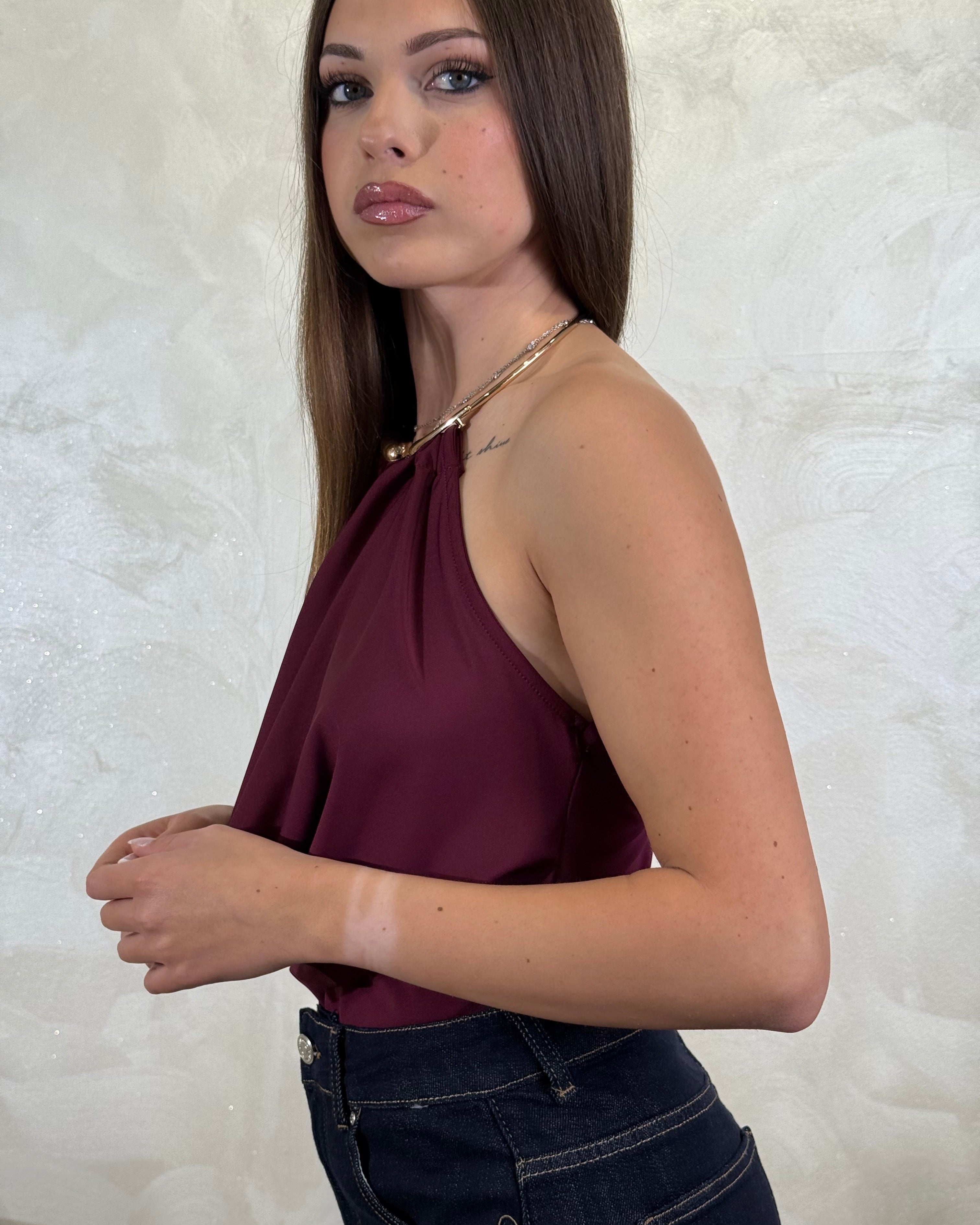 BODY COLLO SCHIAVA COL. BORDEAUX