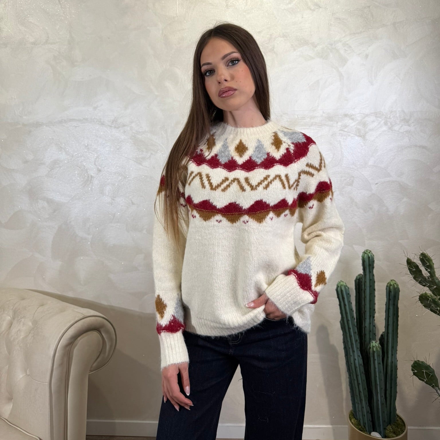 MAGLIA NORVEGESE COL. PANNA