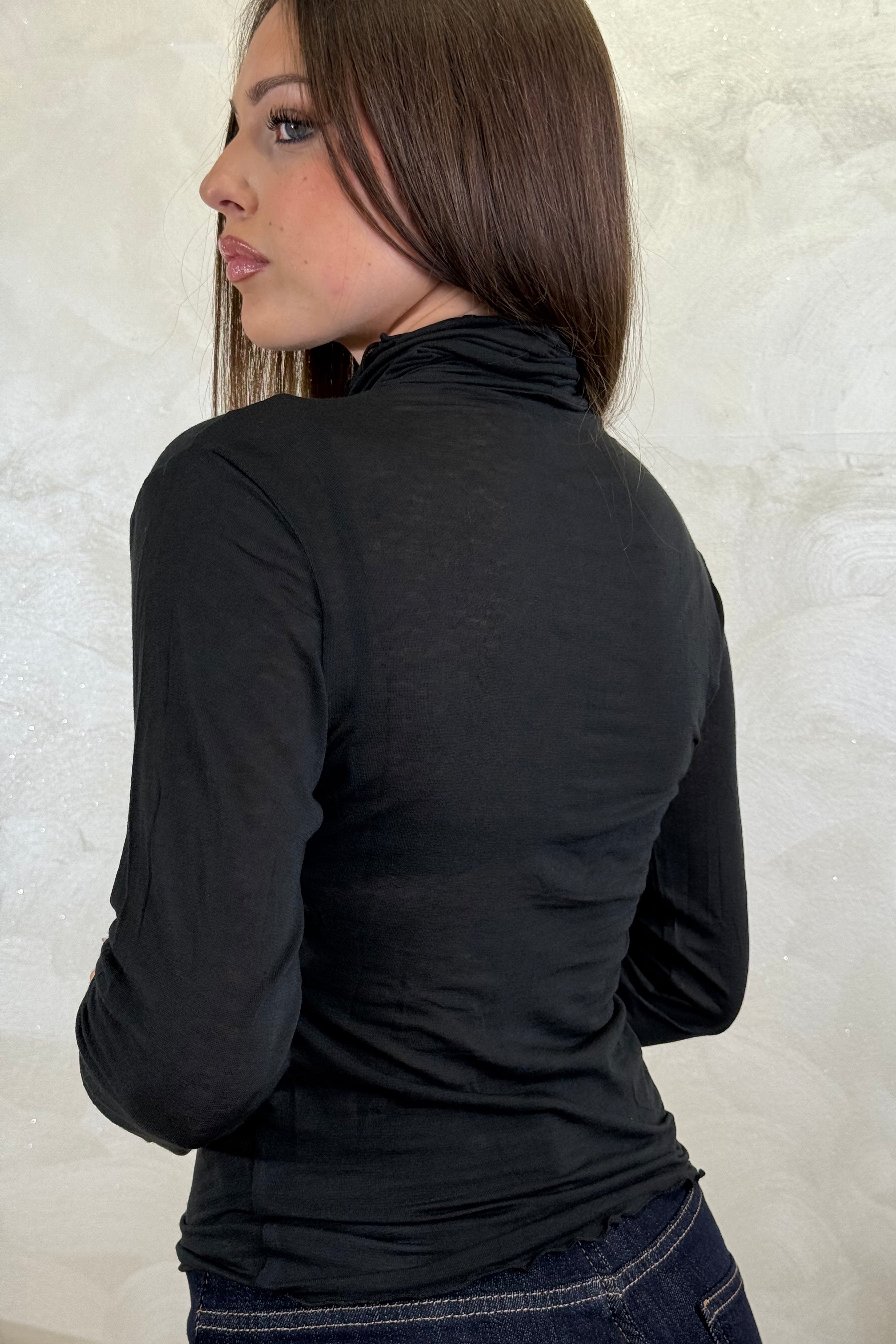 TOP DOLCEVITA COL.NERO