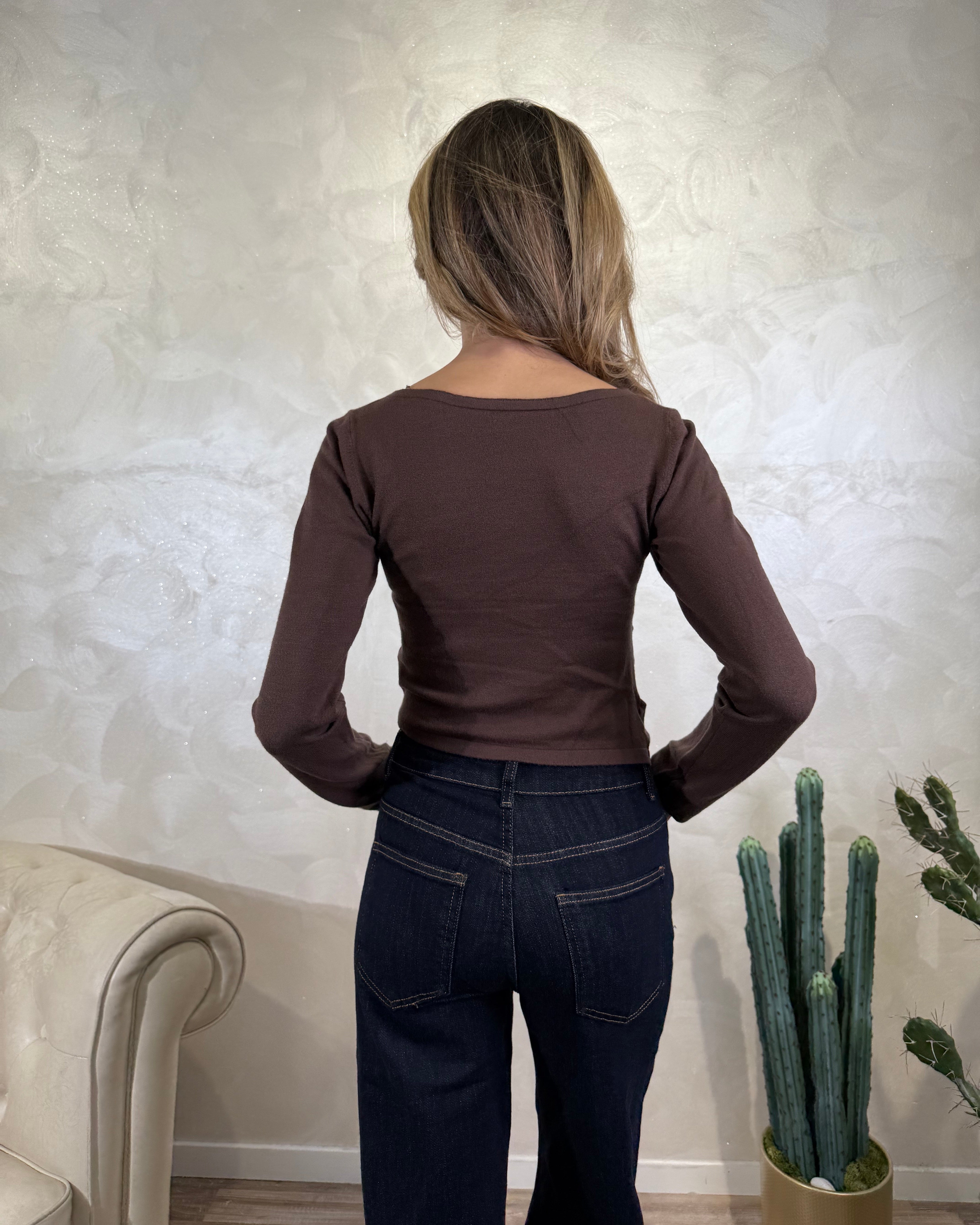 MAGLIA PARICOLLO AMPIO COL.MORO