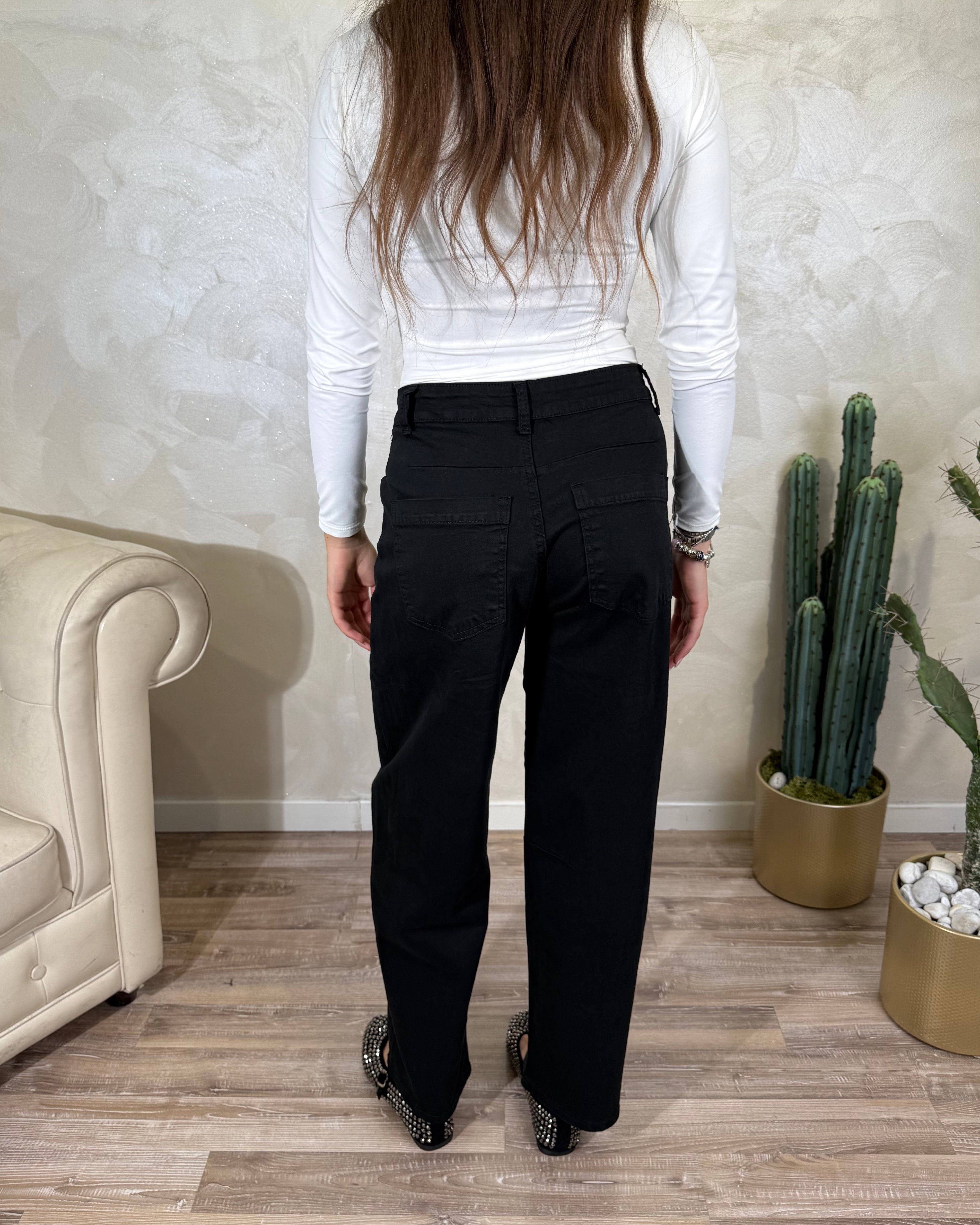 JEANS BALLOON COL.NERO