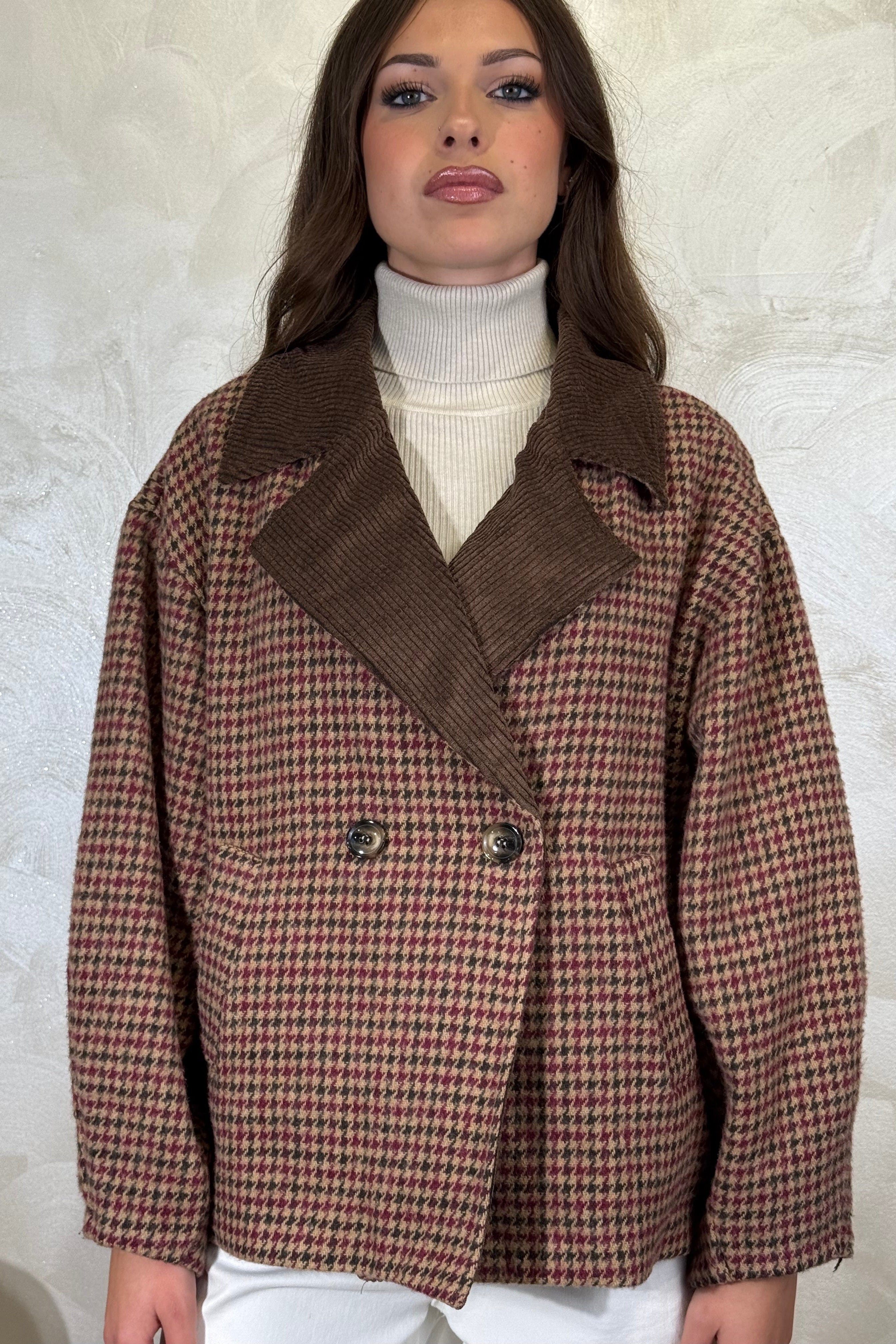 CAPPOTTO MANTELLA COL. BORDEAUX