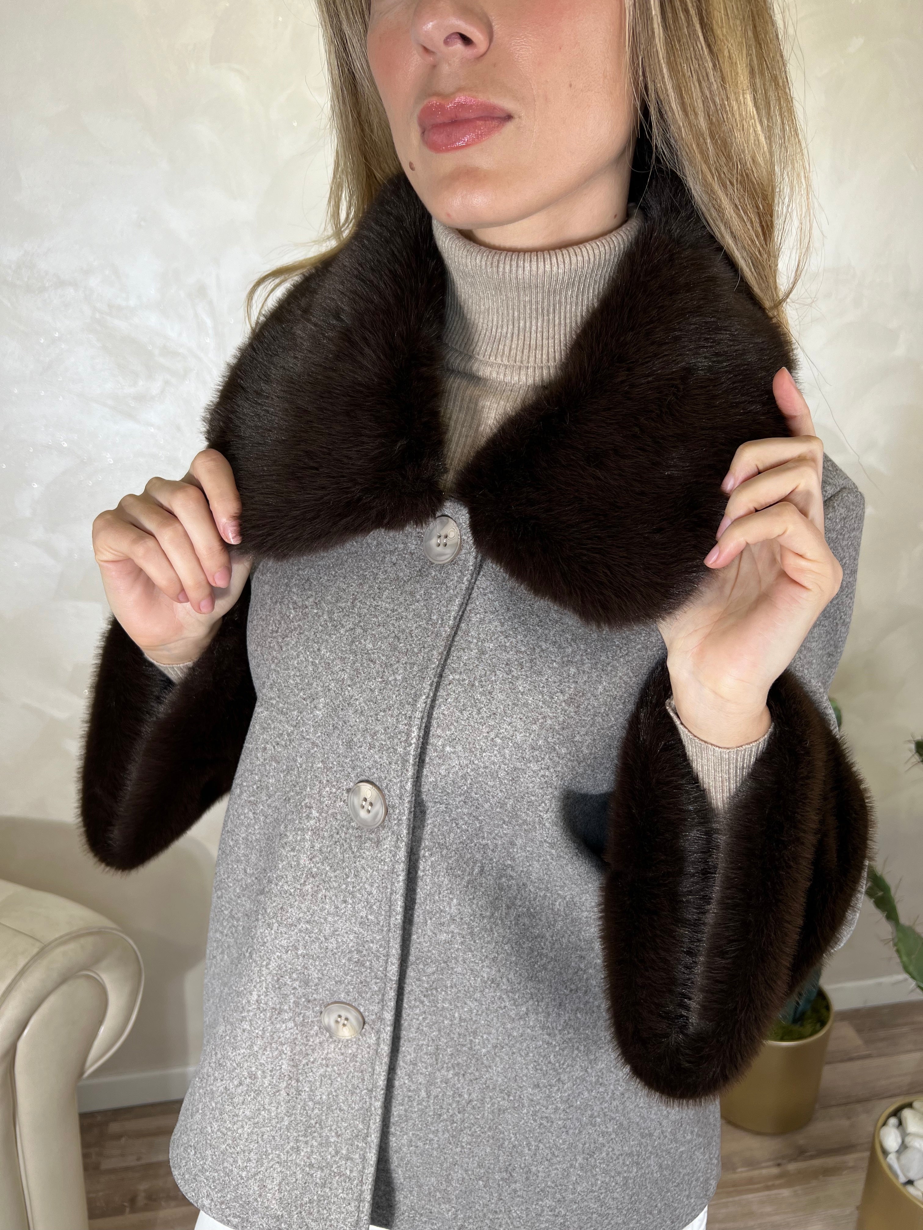 CAPPOTTO MANTELLA COL. TORTORA