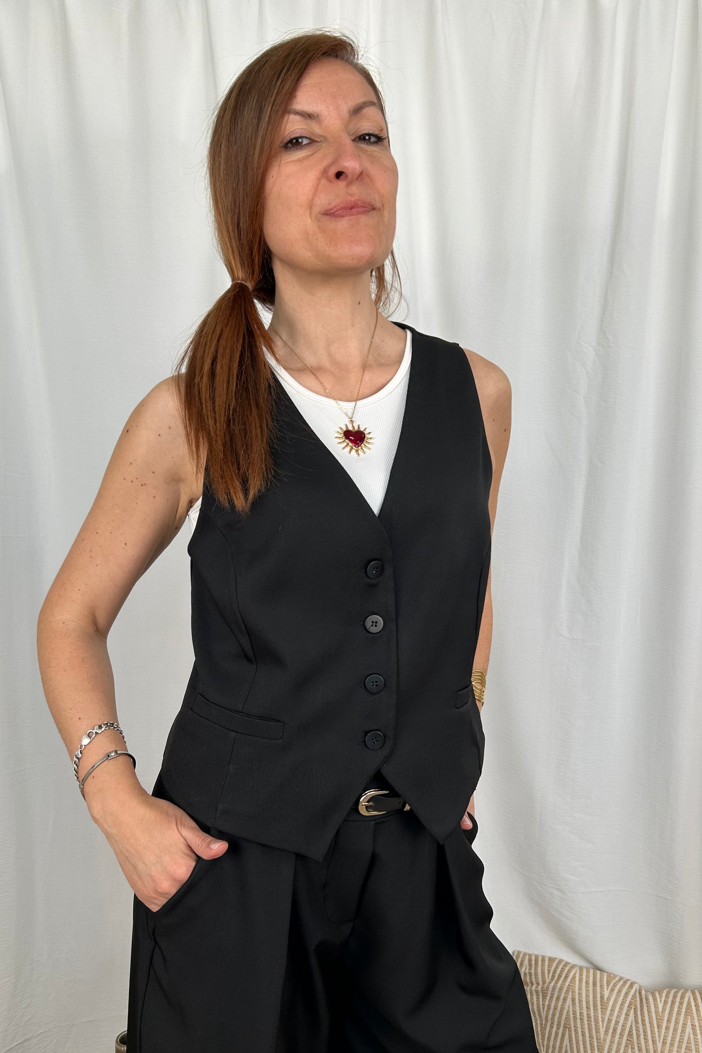 GILET CLASSIC STYLE COL. NERO