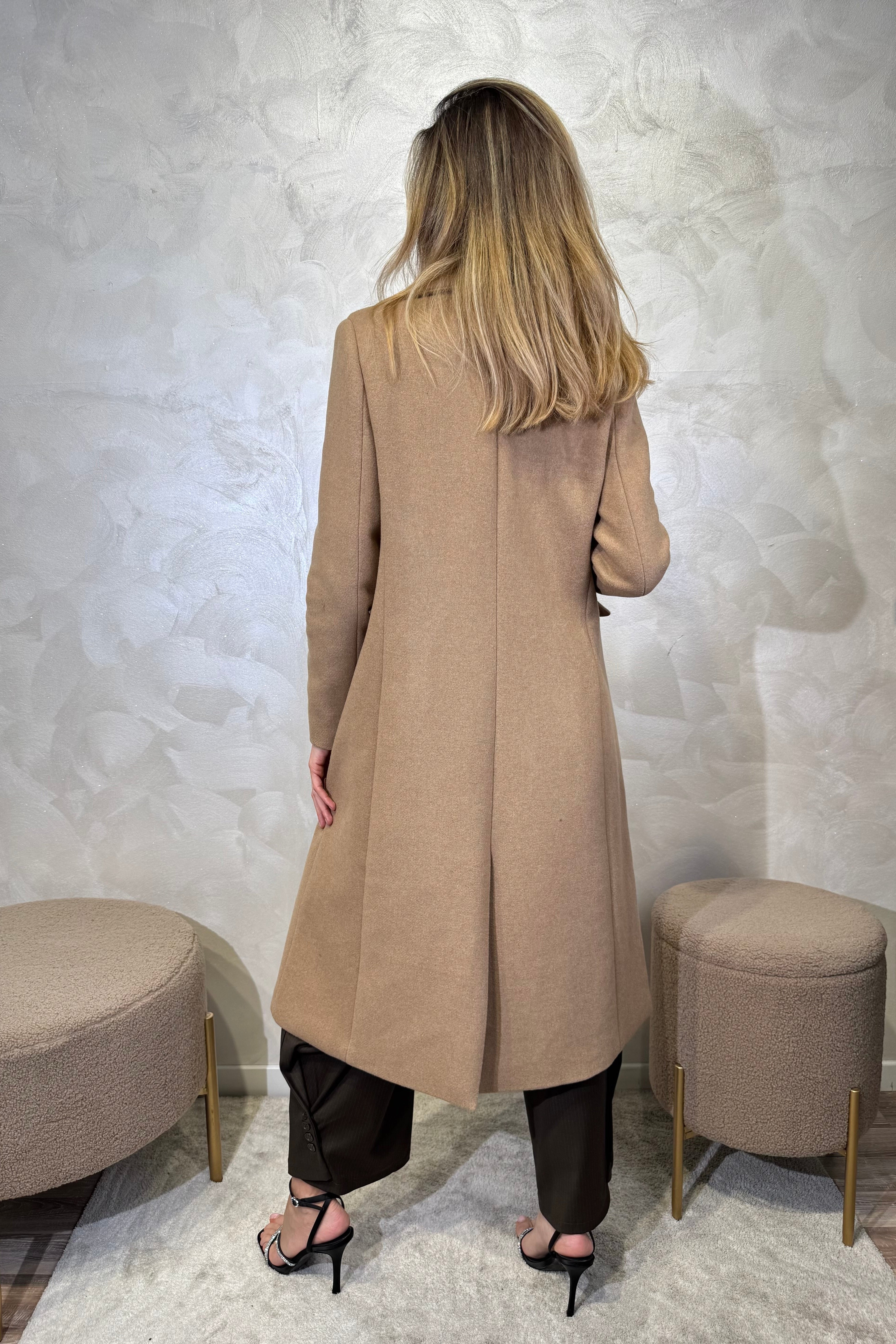 CAPPOTTO DOPPIO PETTO COL.CAMMELLO