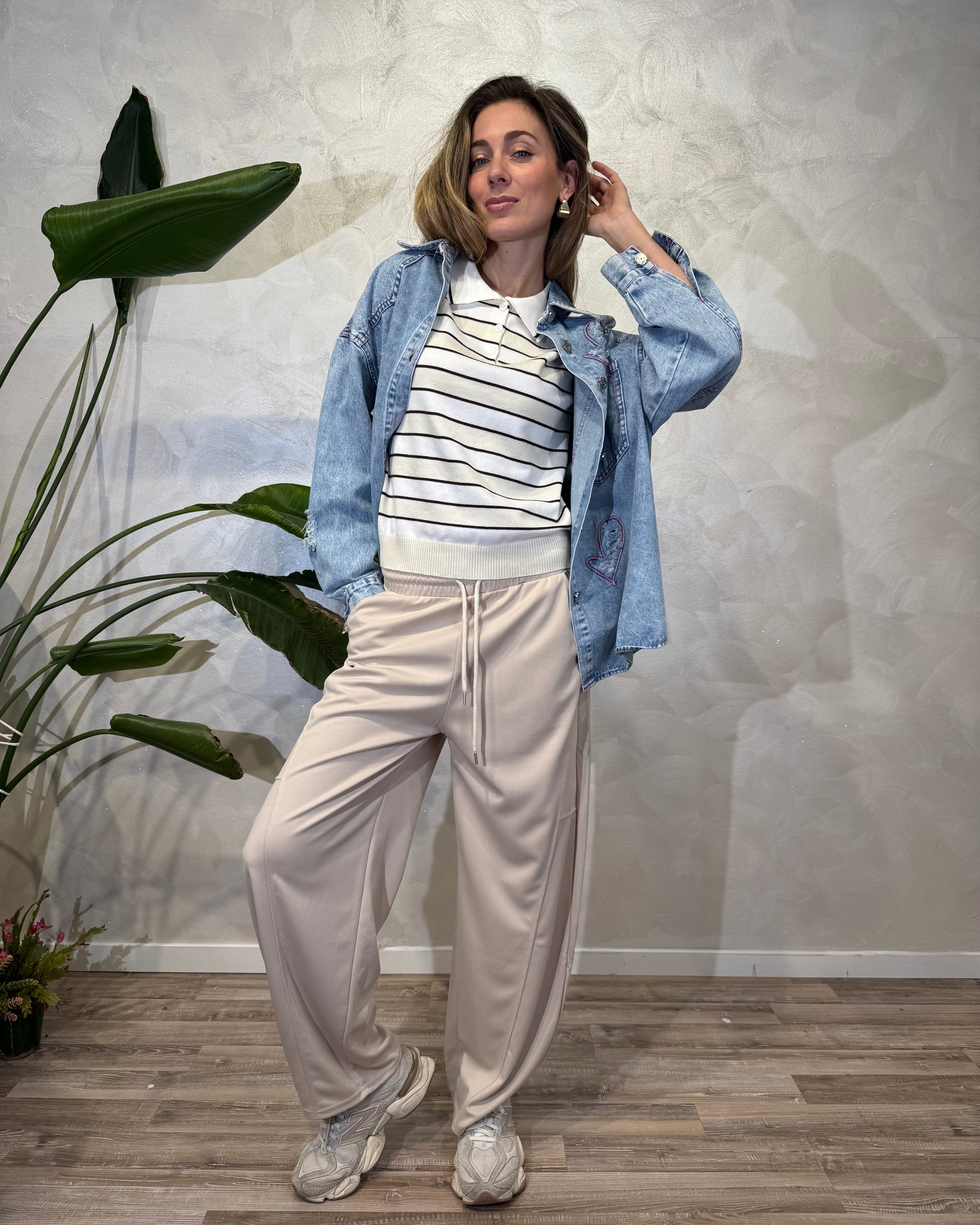 JOGGER SOFT FIT COL. SABBIA