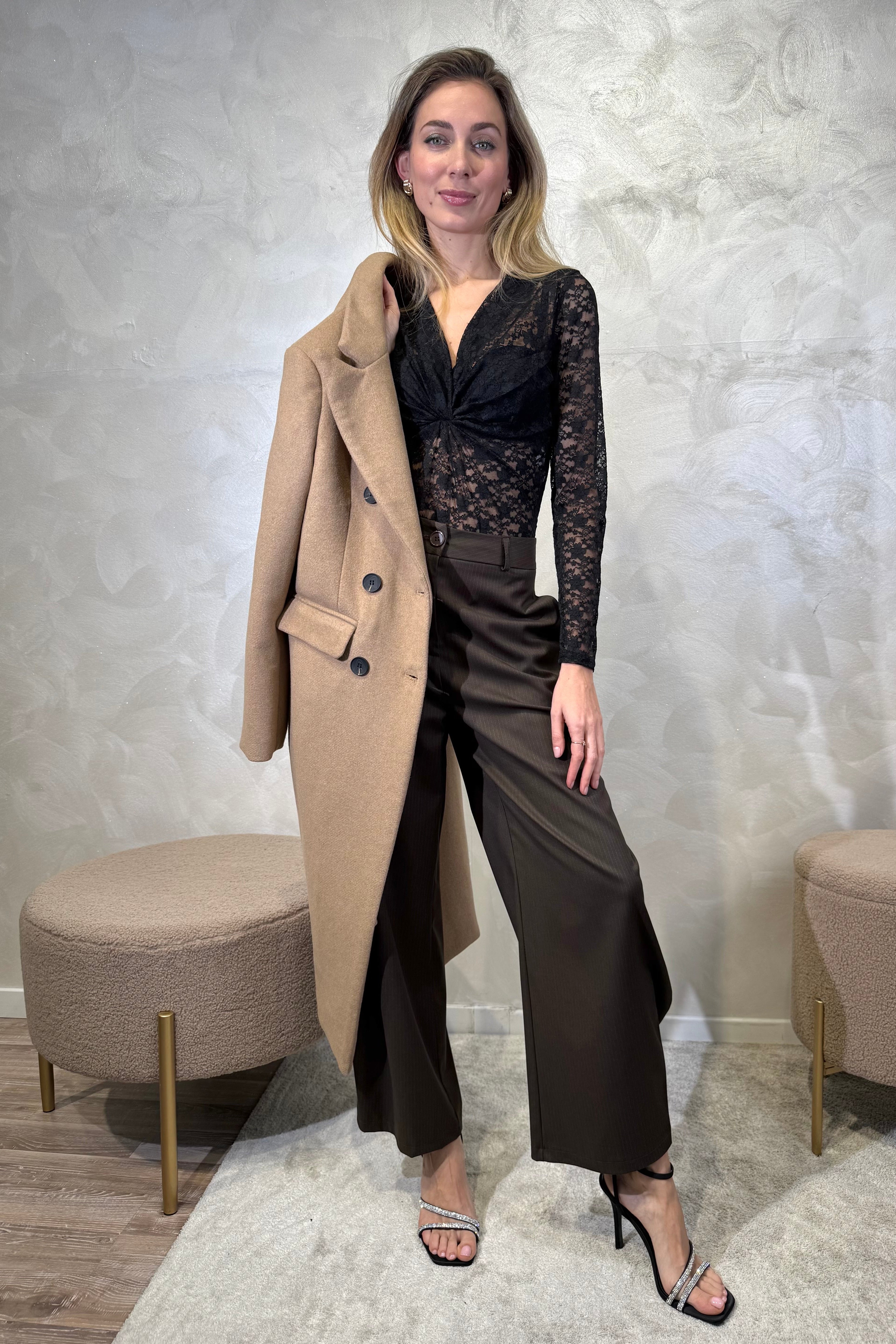 CAPPOTTO DOPPIO PETTO COL.CAMMELLO