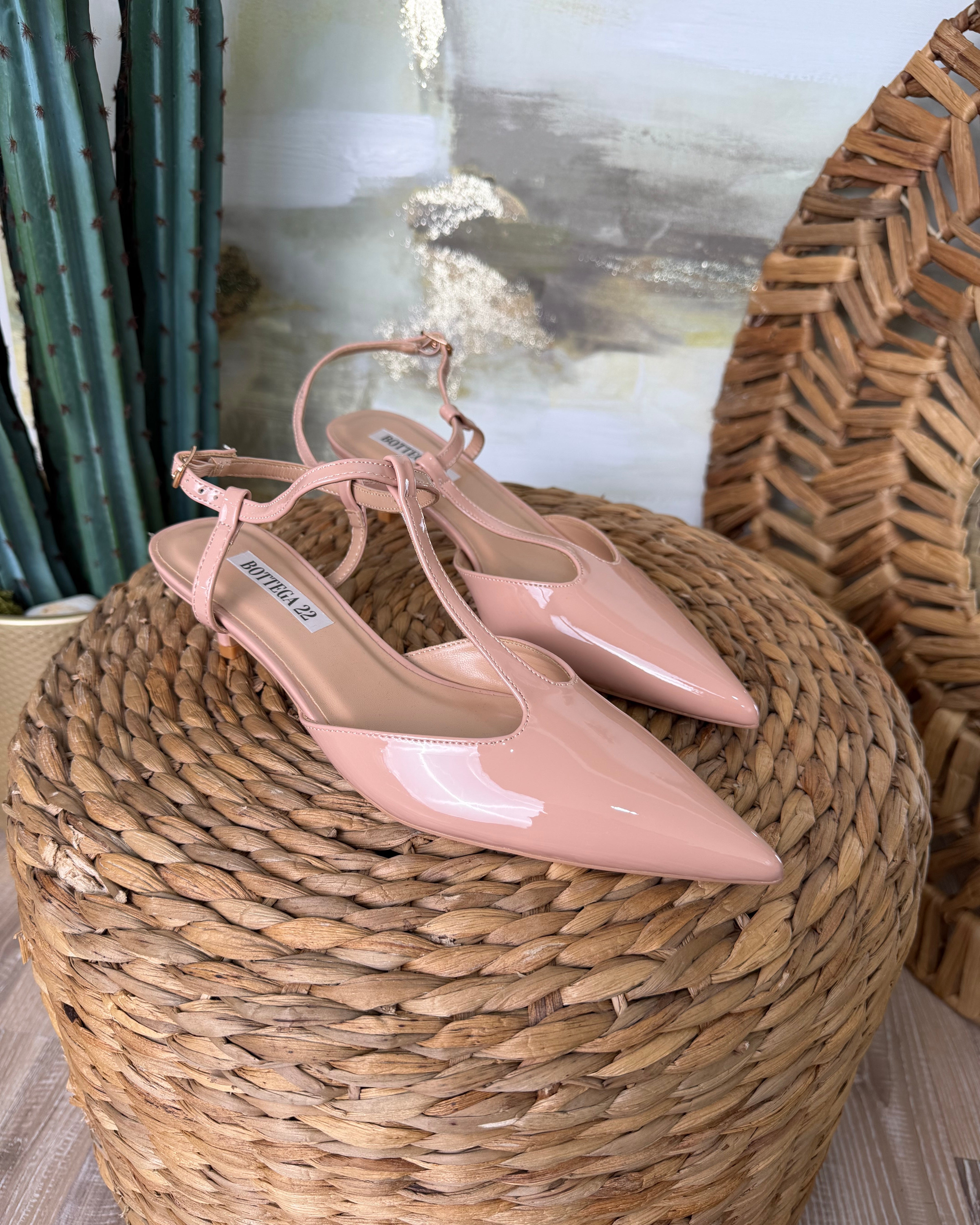 SLINGBACK VERNICE CON PUNTA AFFUSOLATA COL. NUDE