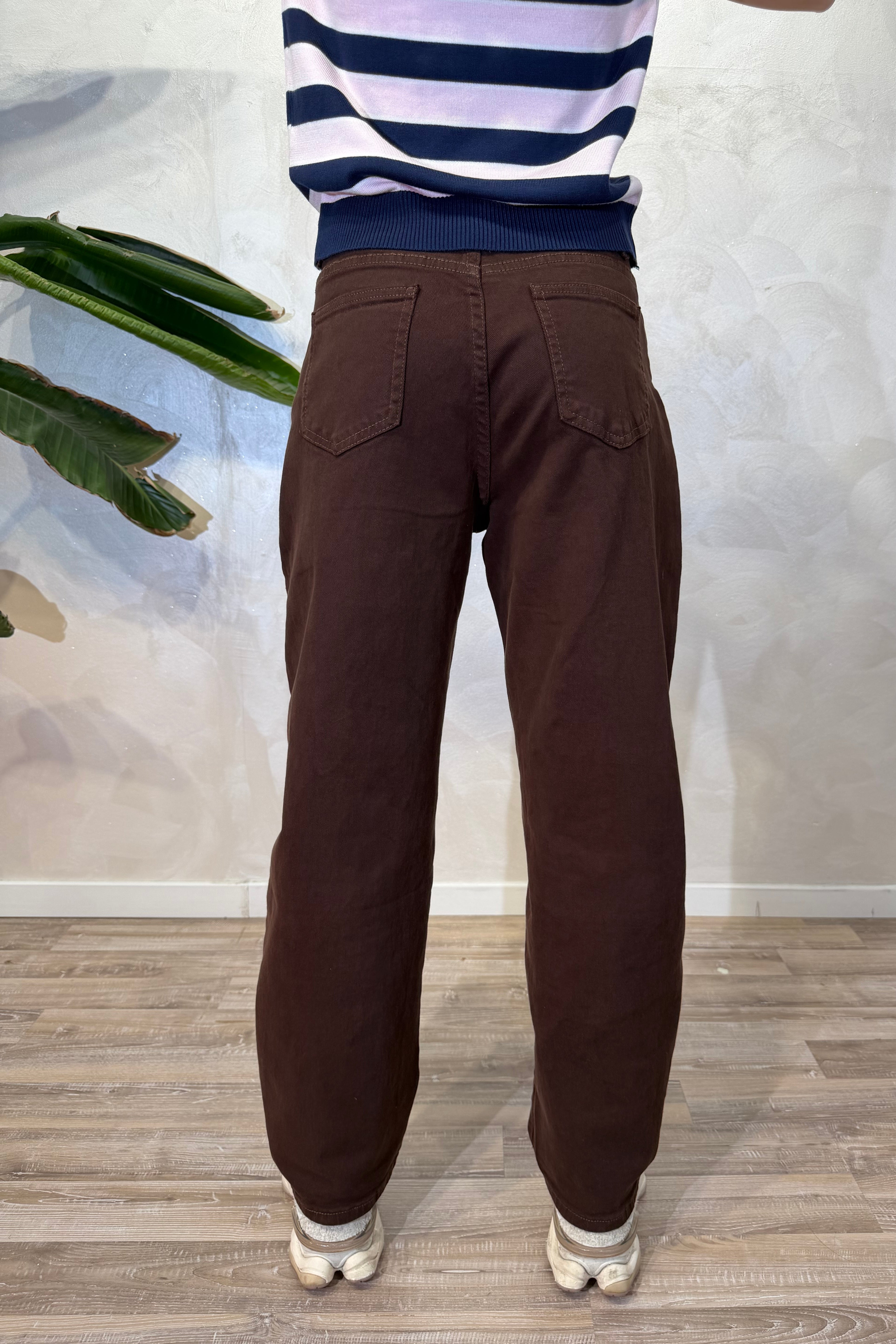 JEANS BALLOON COL. MORO