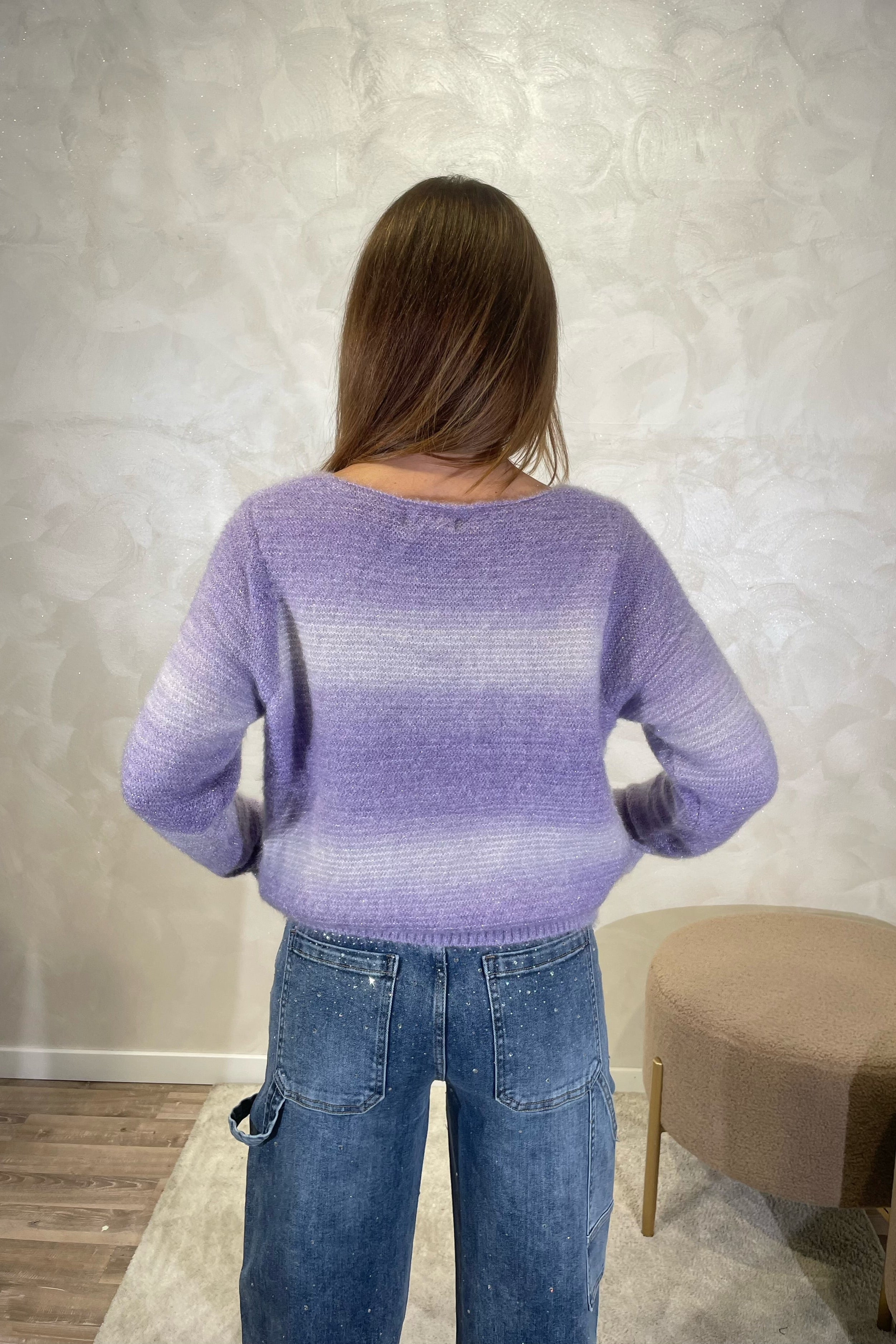 MAGLIA DEGRADE' COL.LAVANDA