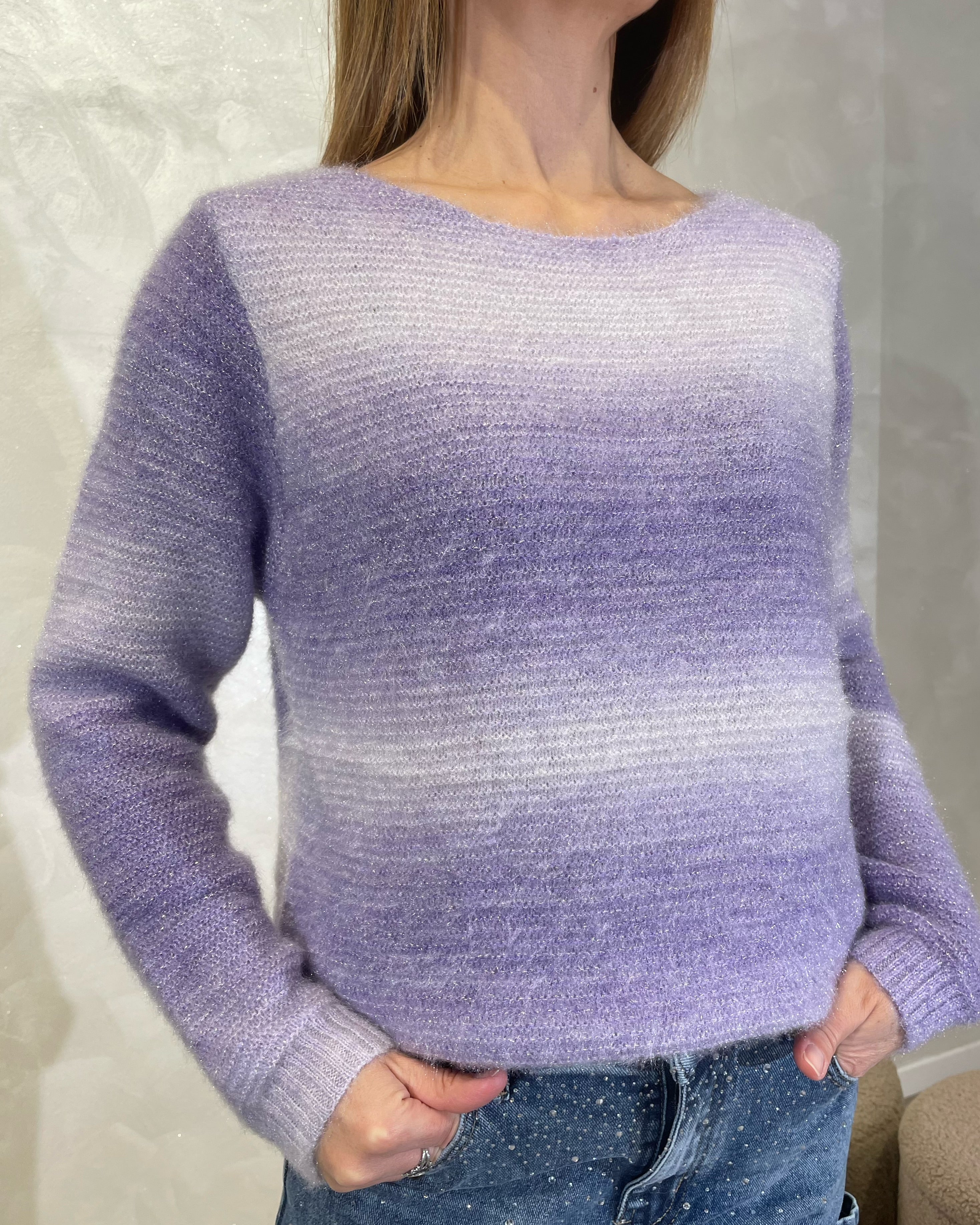 MAGLIA DEGRADE' COL.LAVANDA