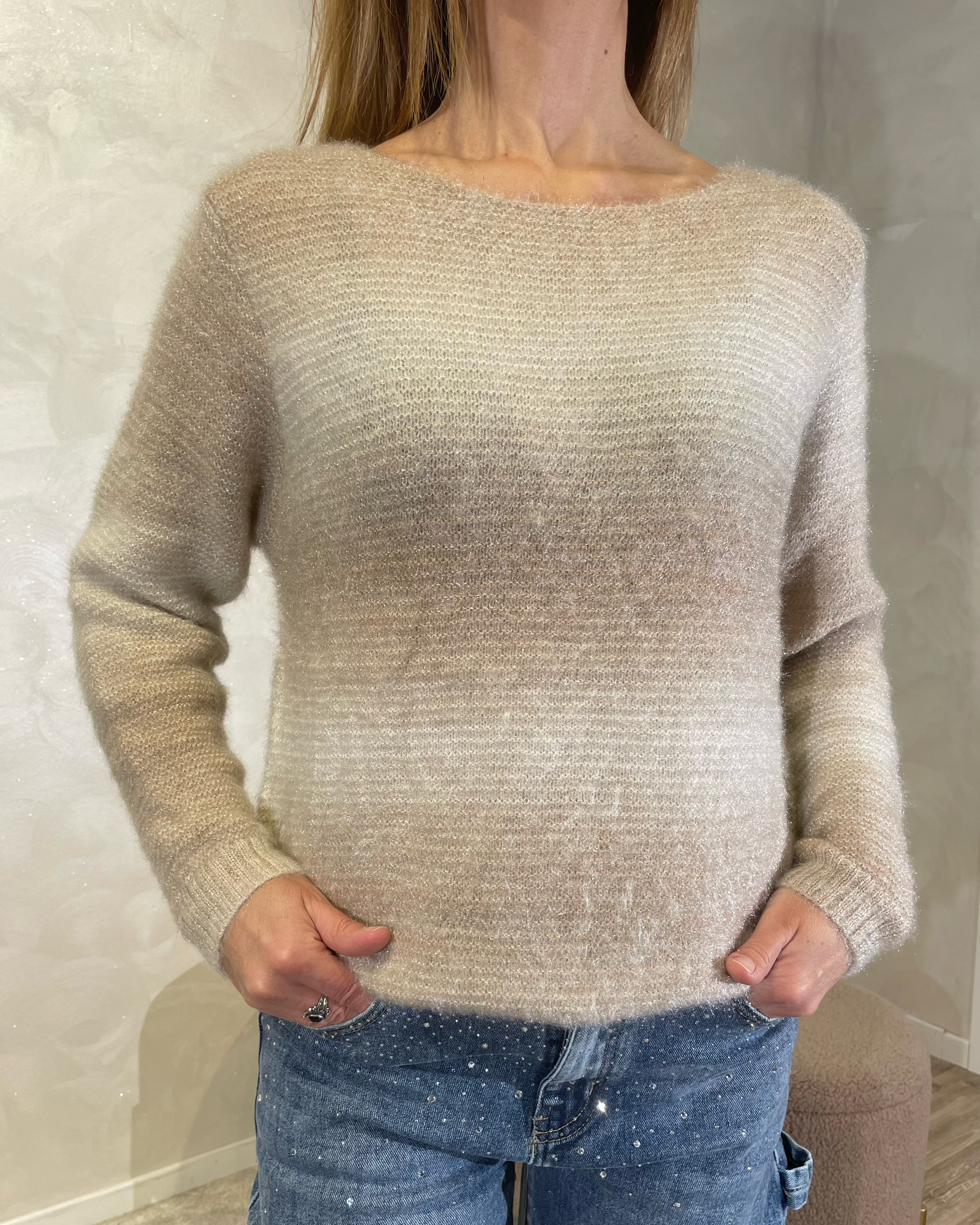 MAGLIA DEGRADE' COL.CAMEL