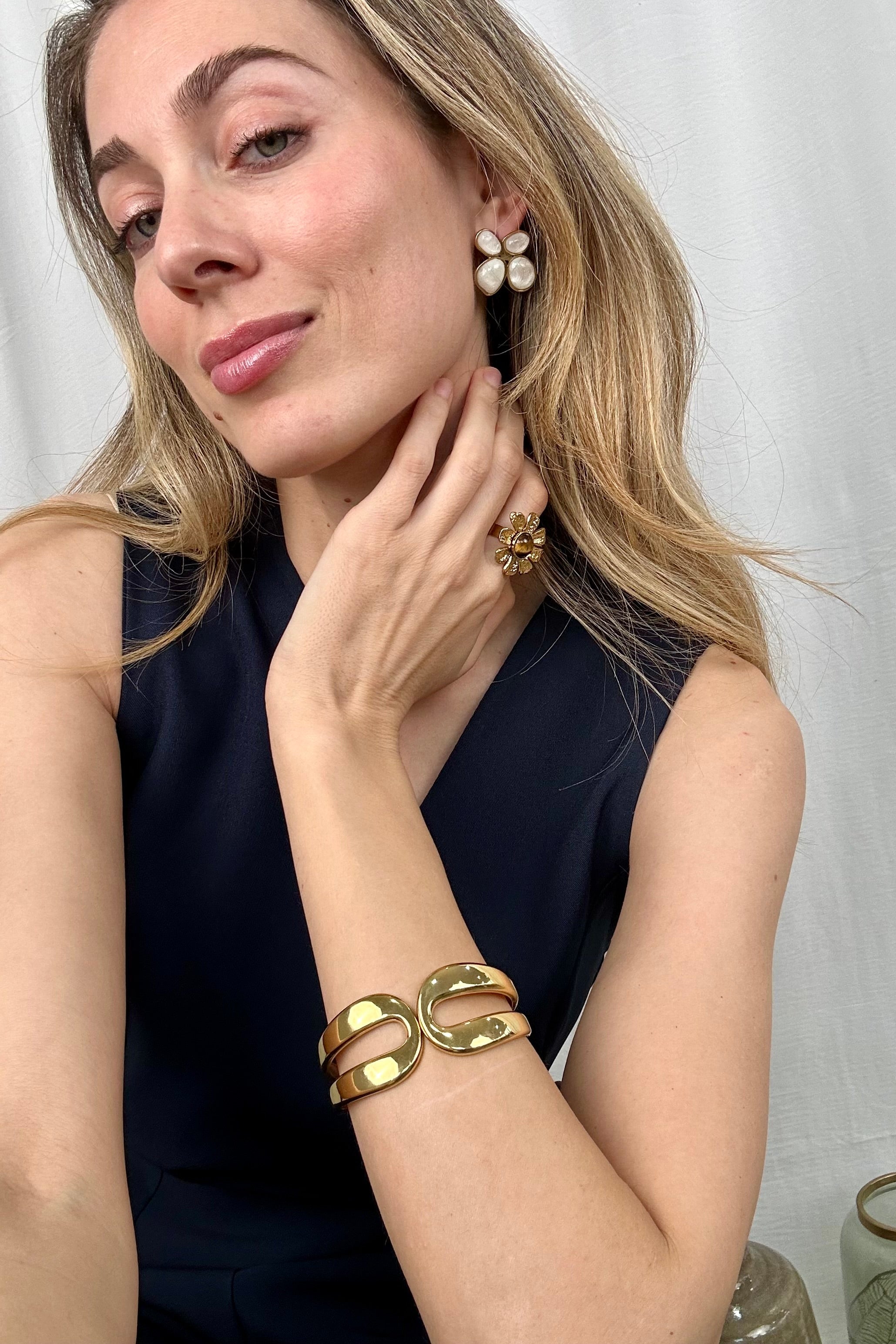 BRACCIALE APERTO DORATO