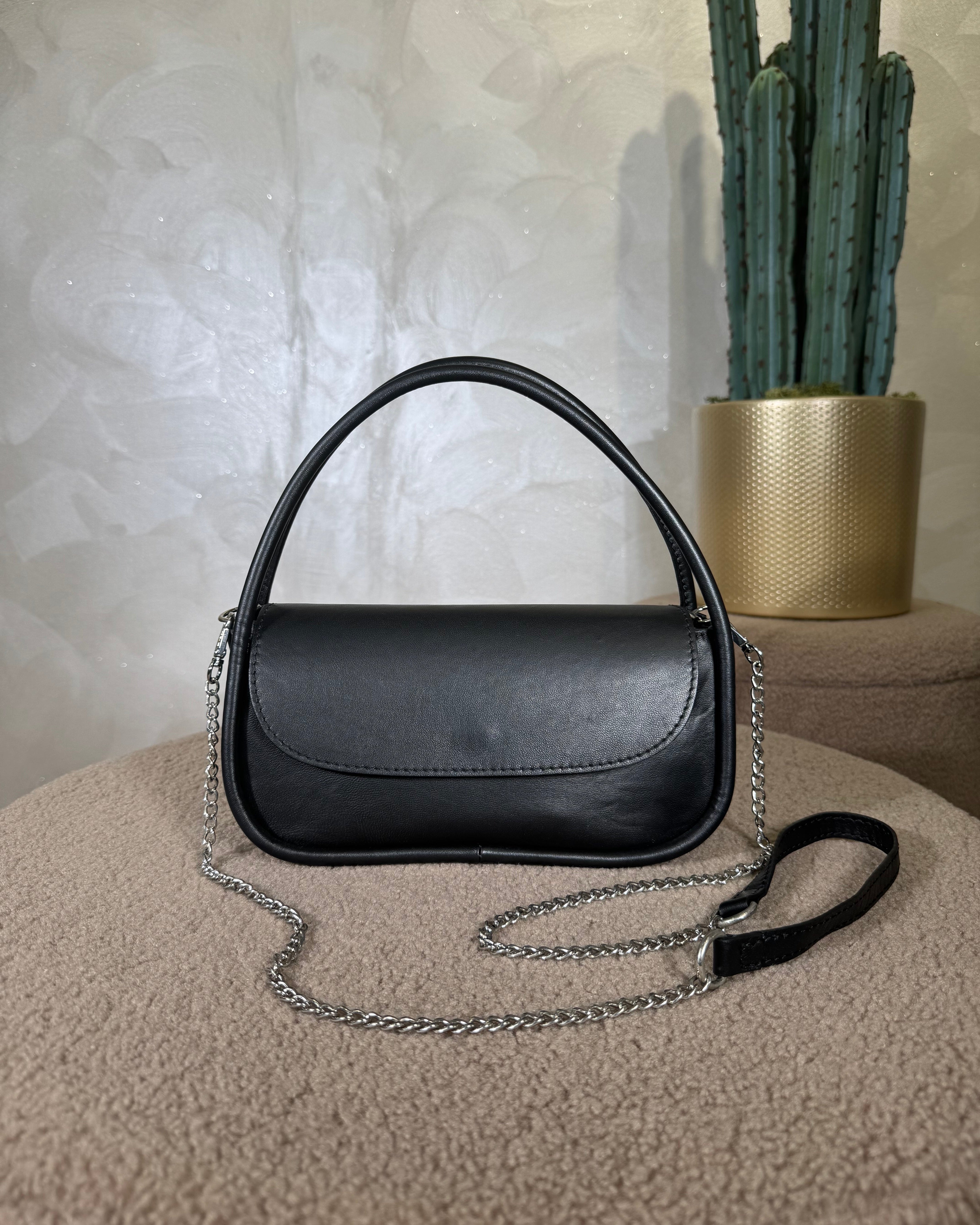 BORSA A SPALLA COL.NERO