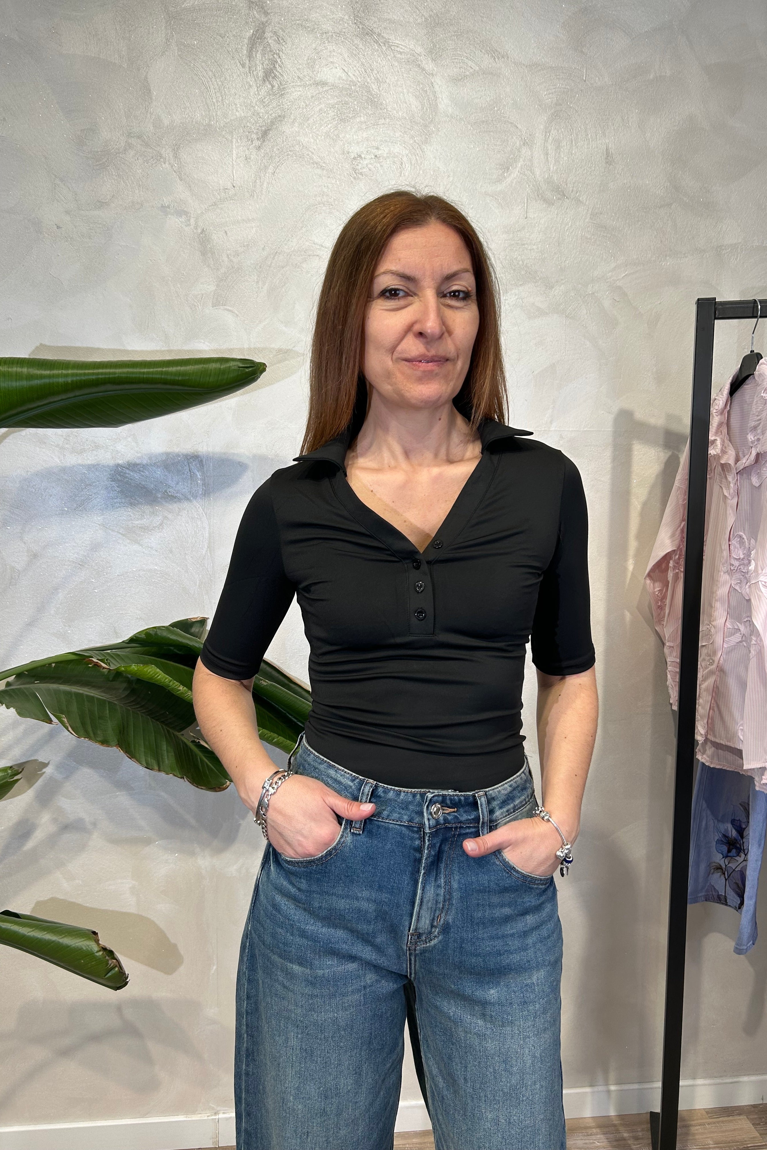 BODY COLLO POLO SERAFINO SUPER CONFORT COL. NERO