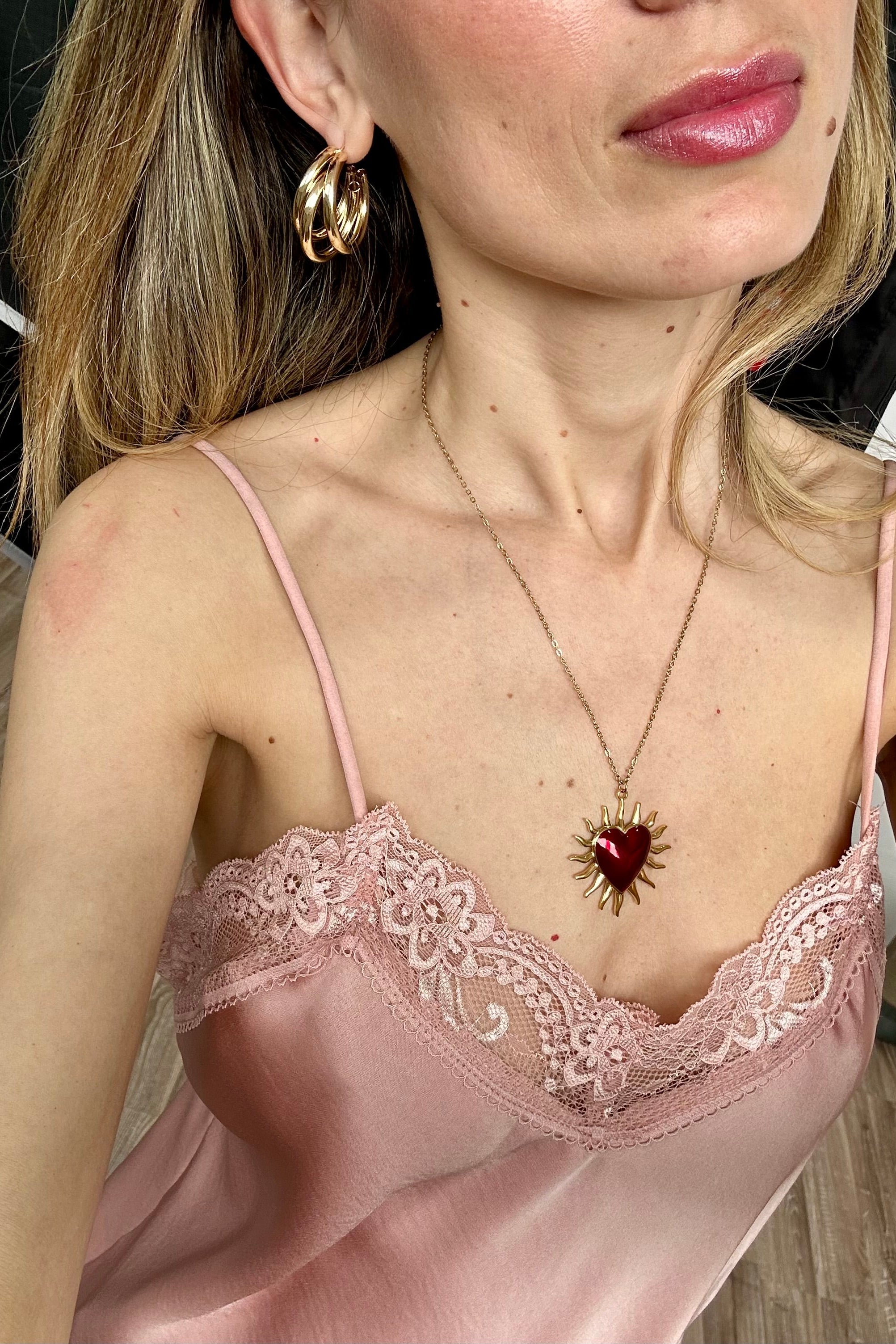 COLLANA RAGGI DI CUORE